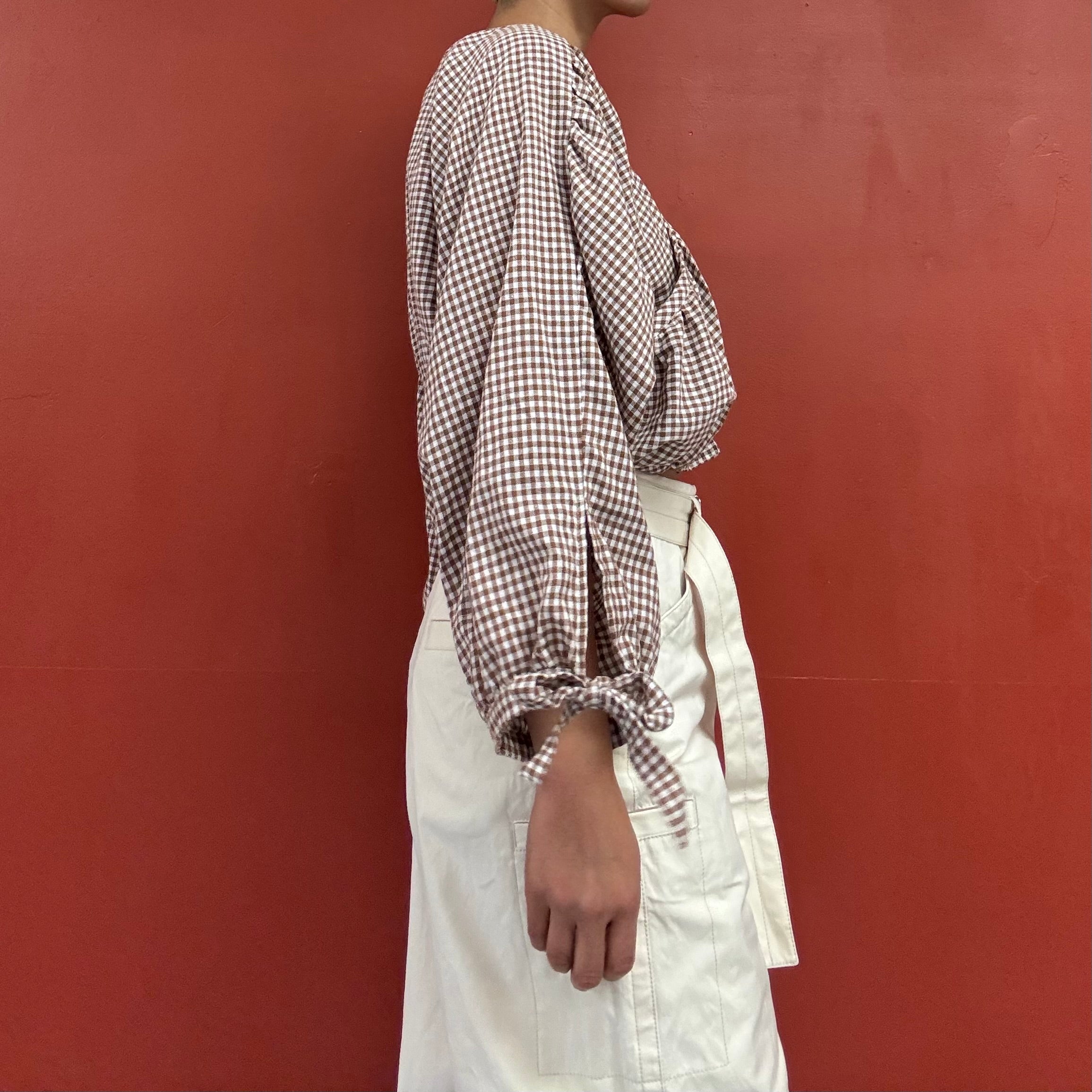check blouse jacket
