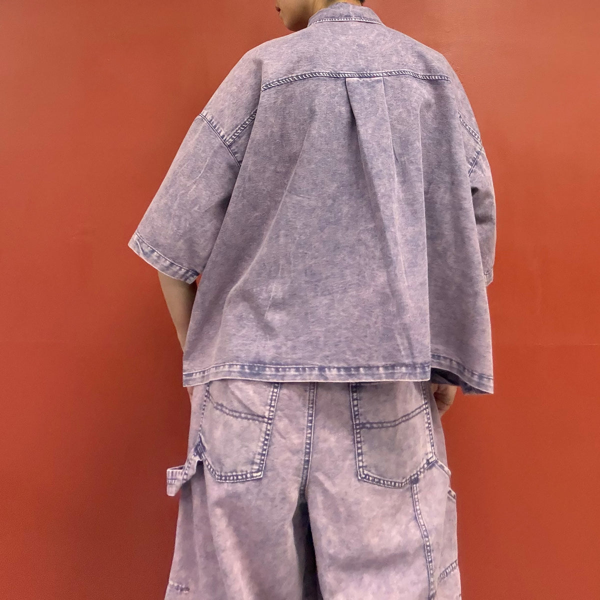 Wide button up shirt