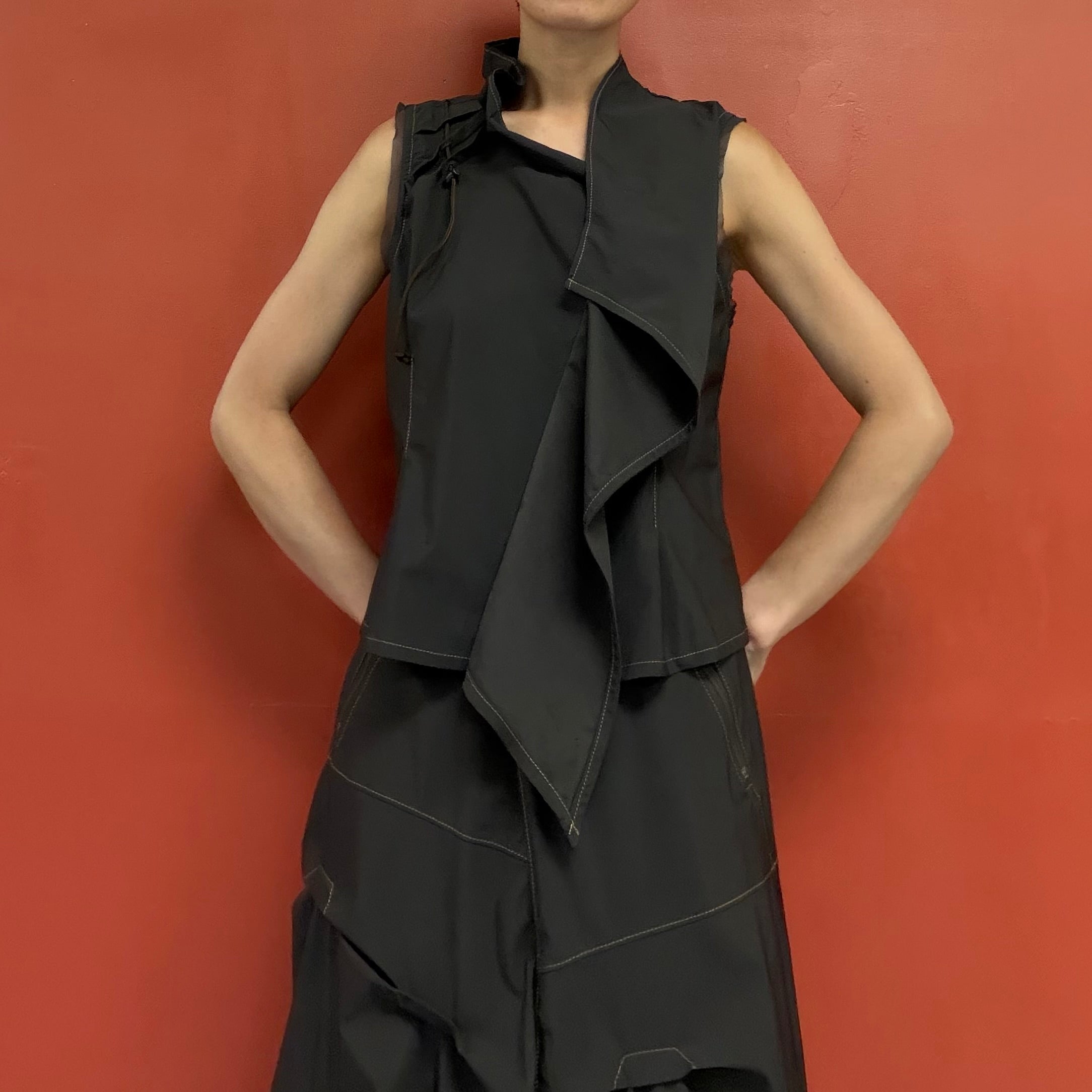 Origami drape top