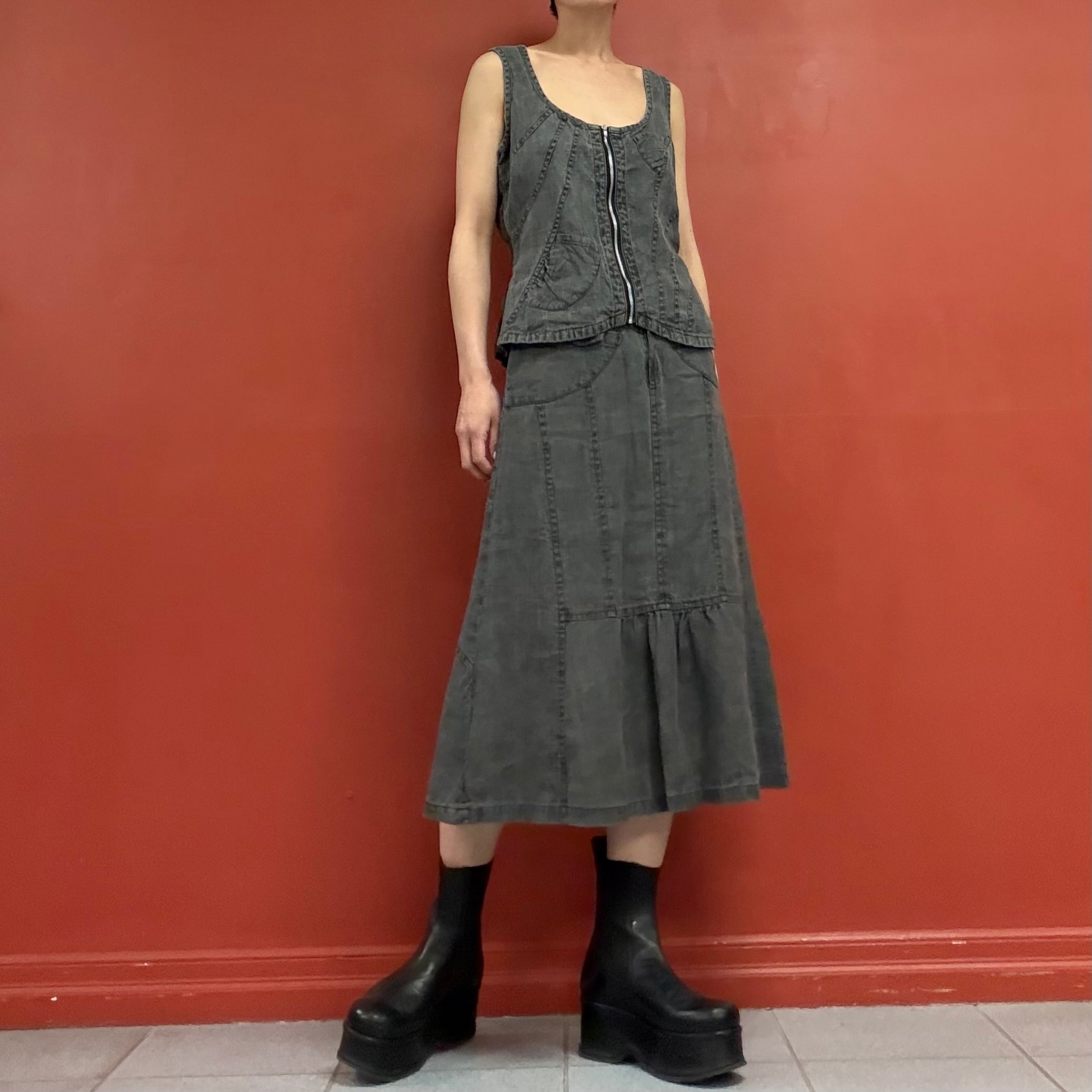 Linen vest