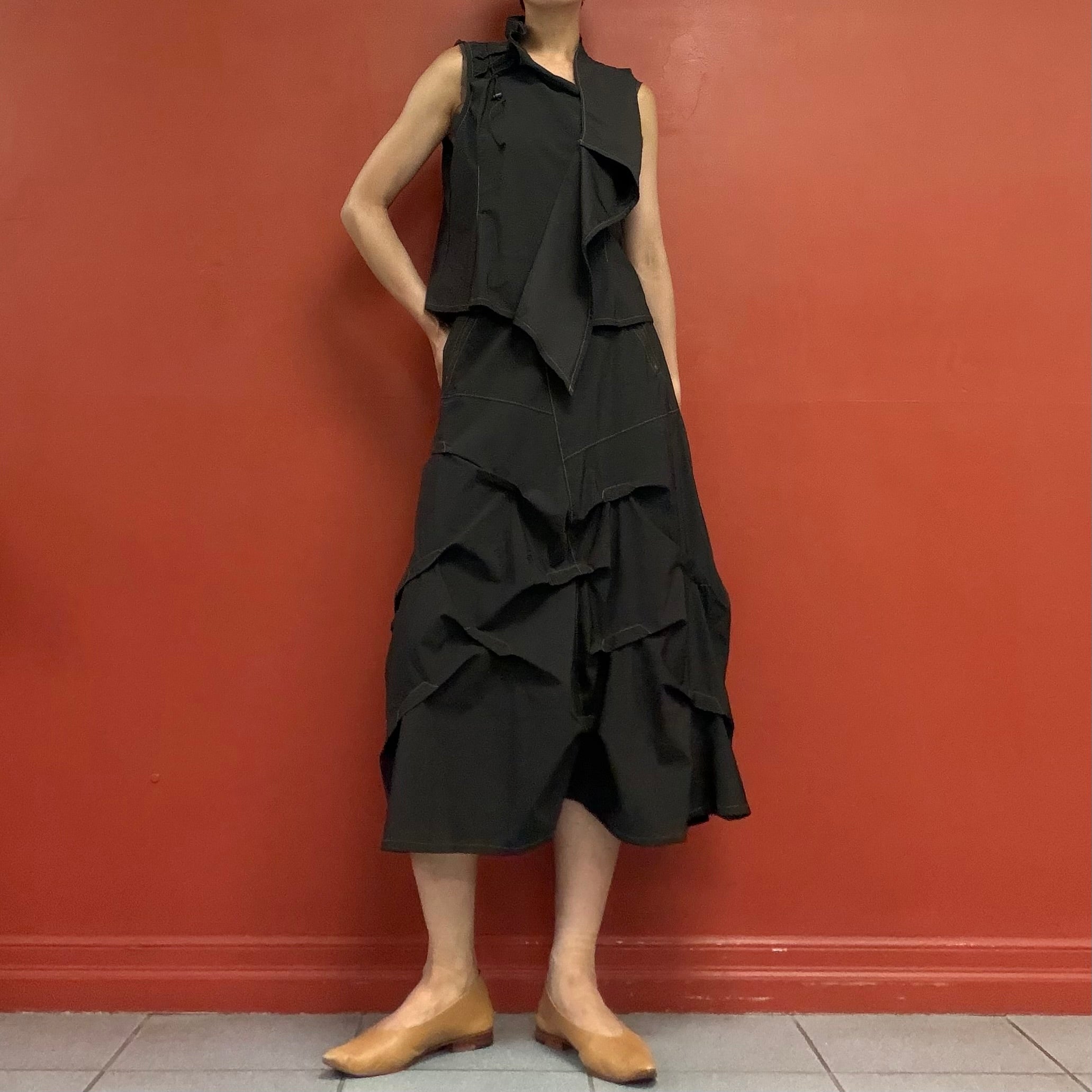 Origami drape top