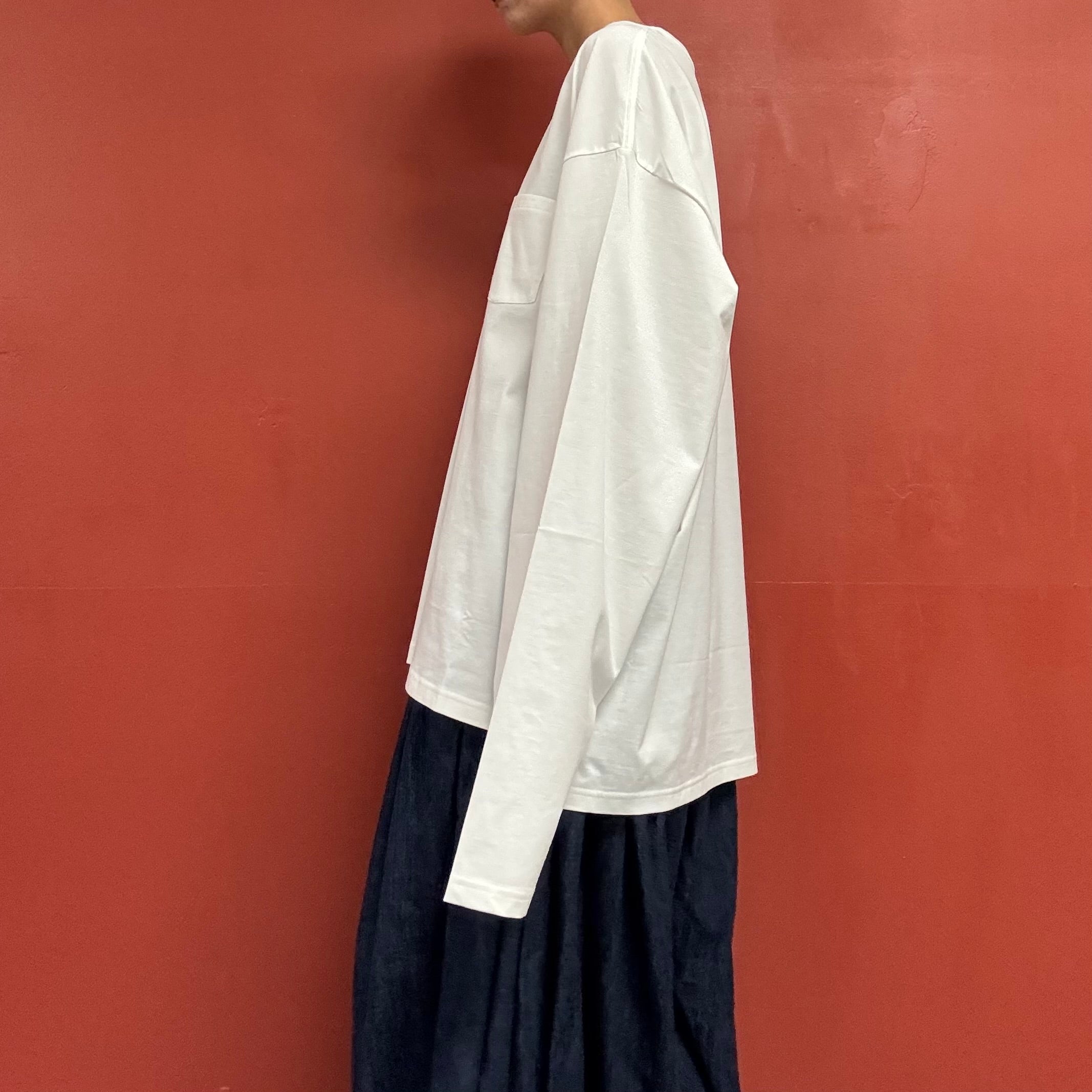 One Pocket Long Sleeves T-Shirts Made in Kanazawa