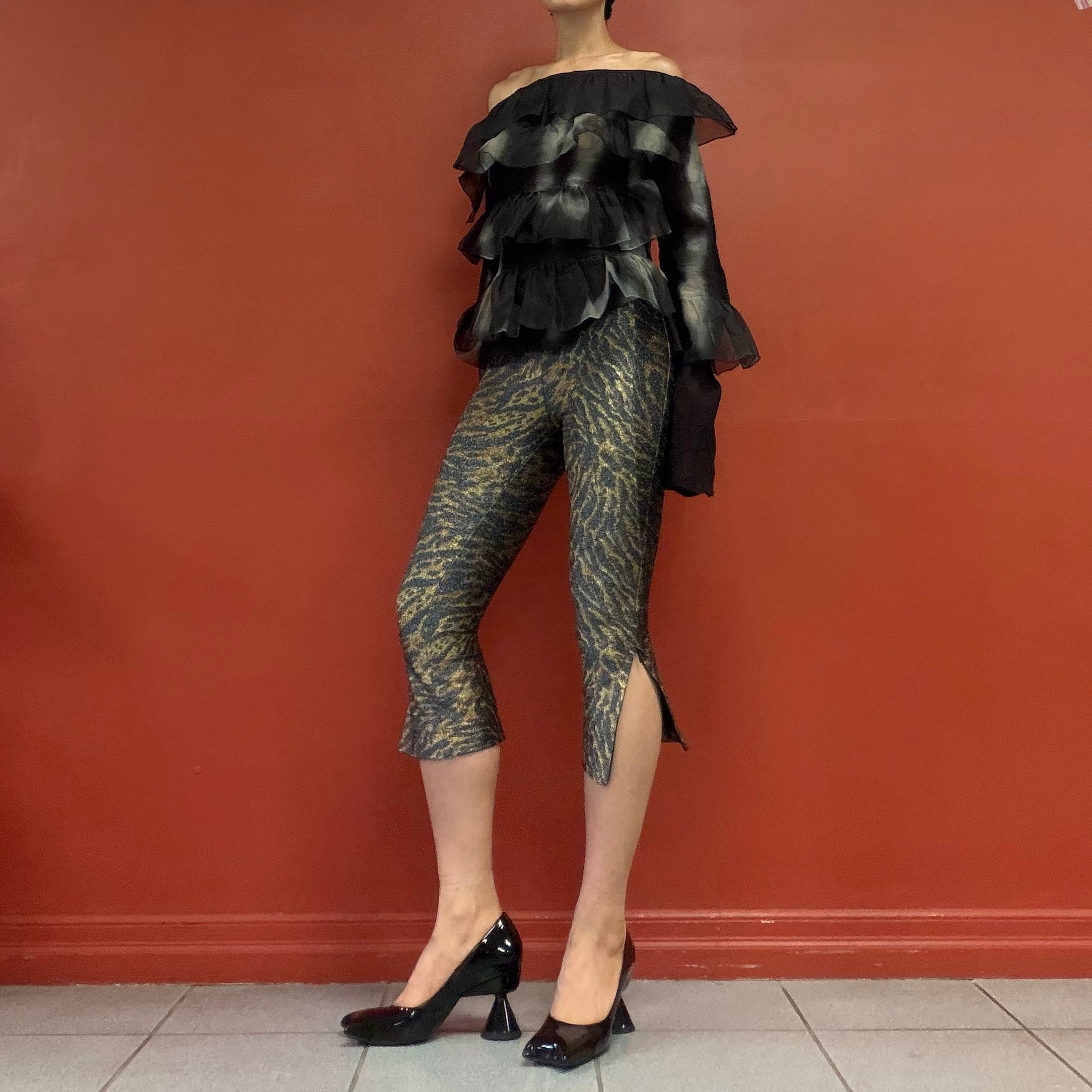GANNI leopard leggings