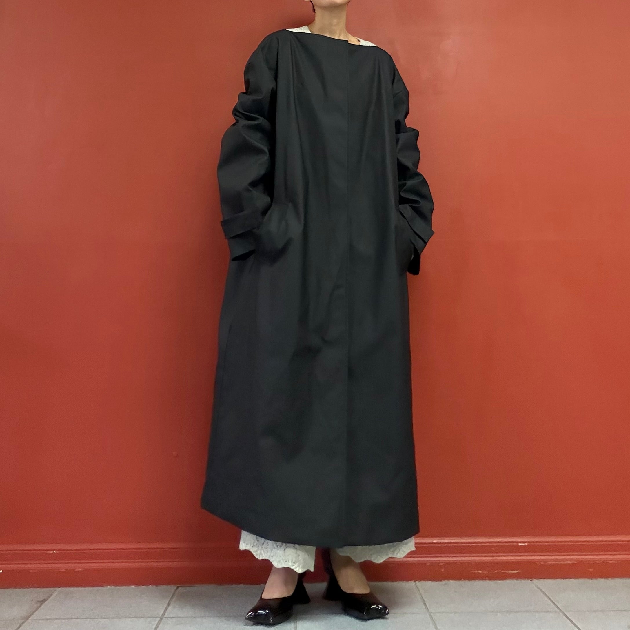 Lll boat neck coat