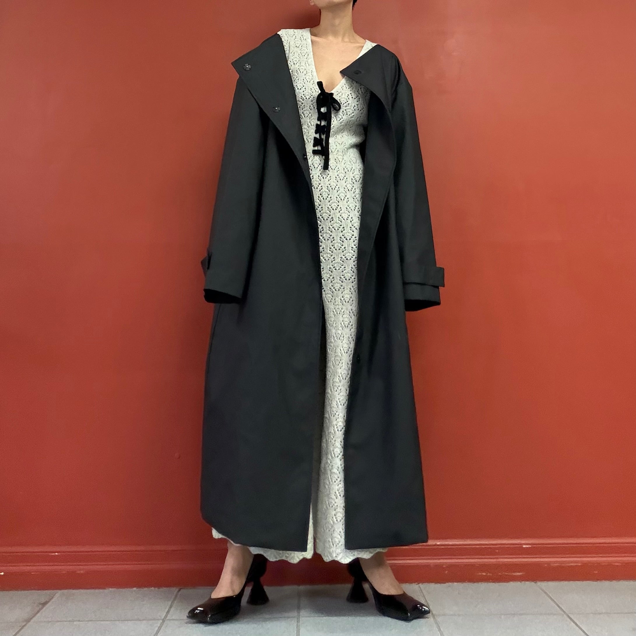 Lll boat neck coat