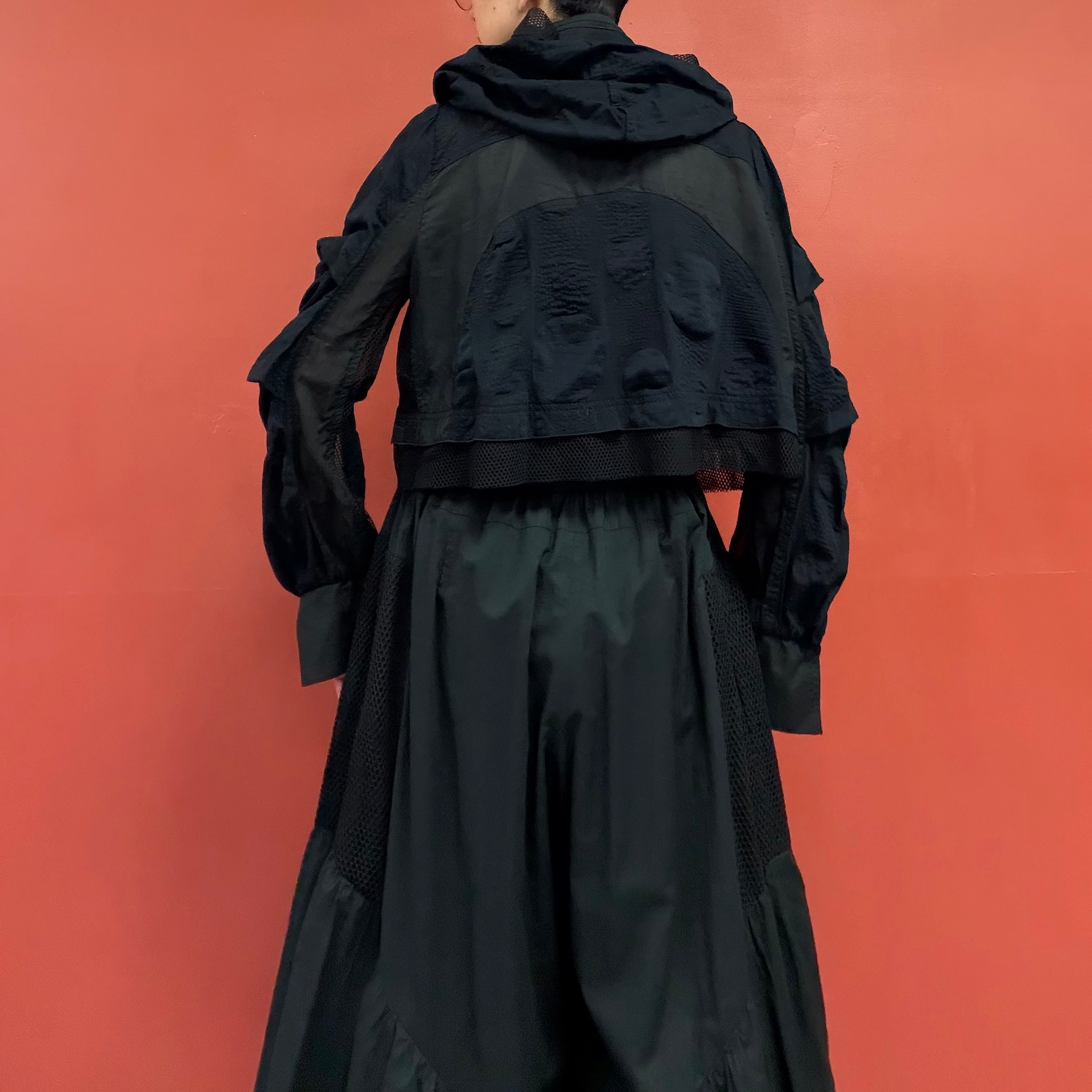Jacket with a removable hood