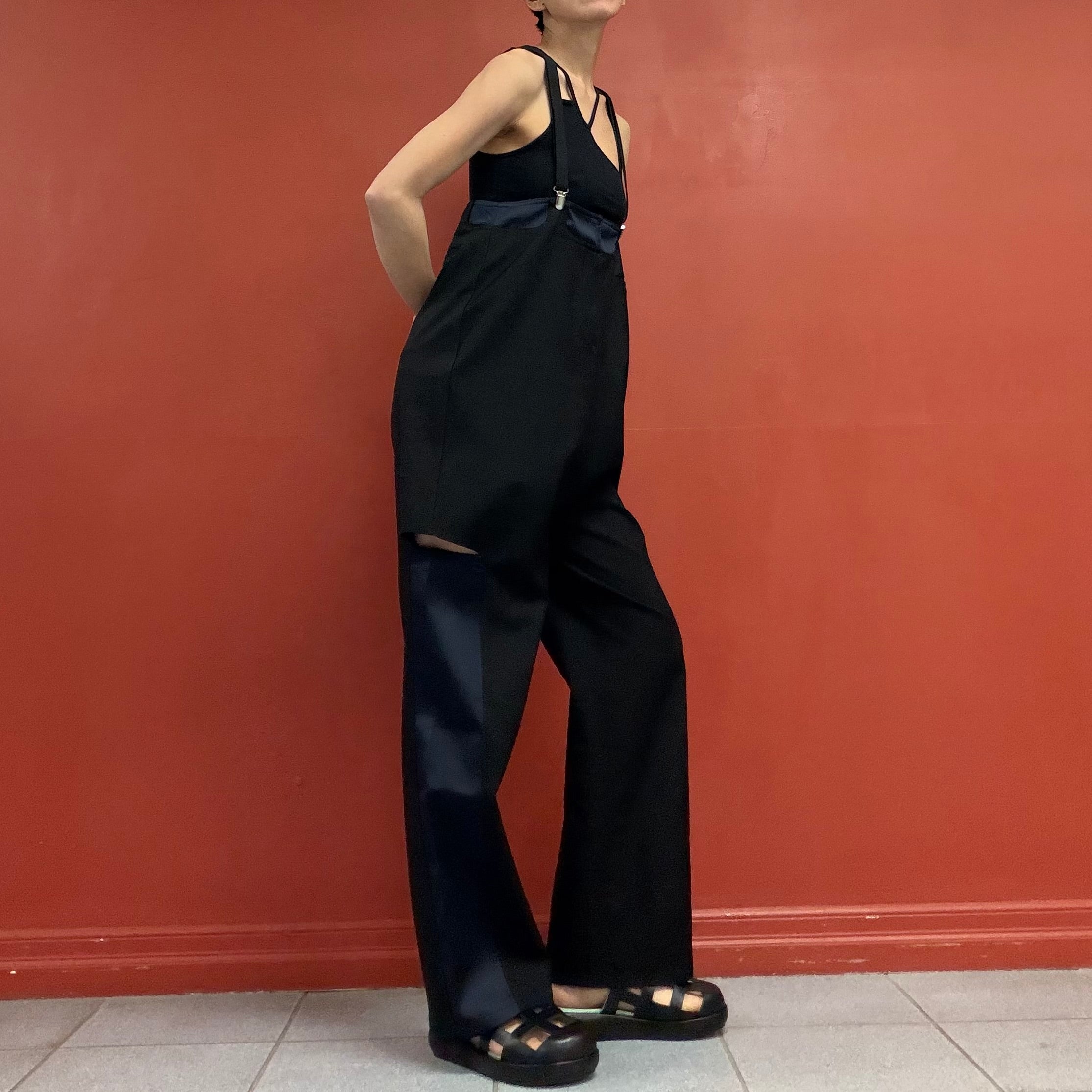 j.kim side cutout trousers