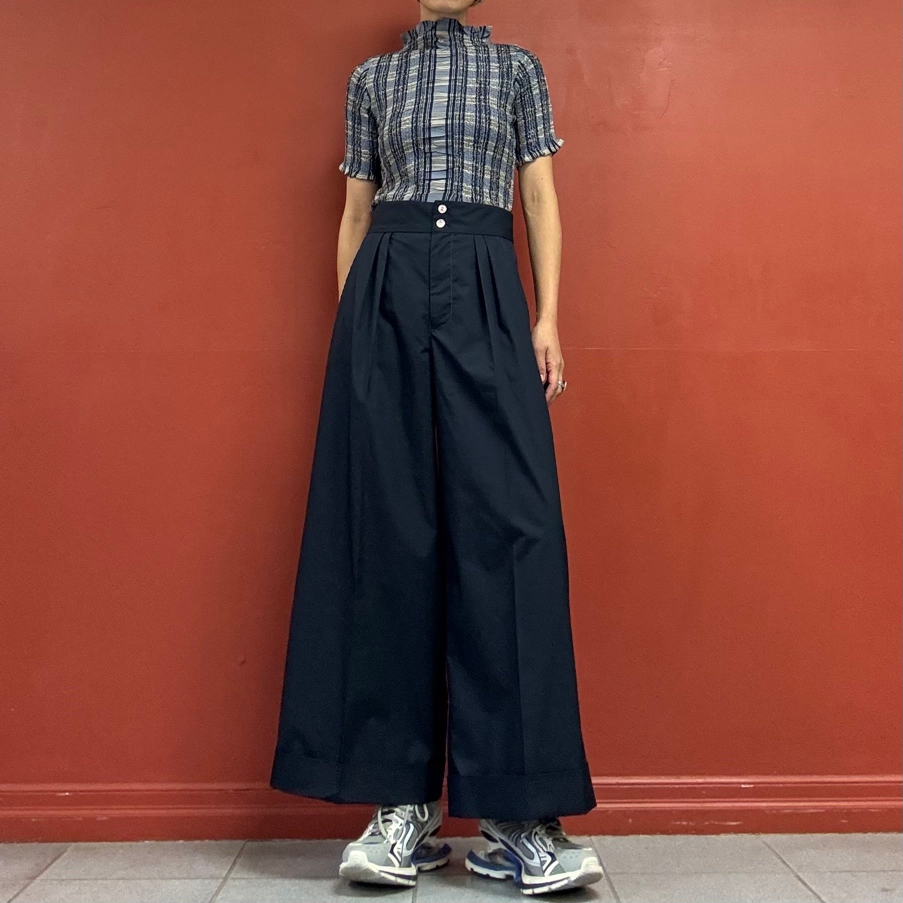 zucca lace up pants