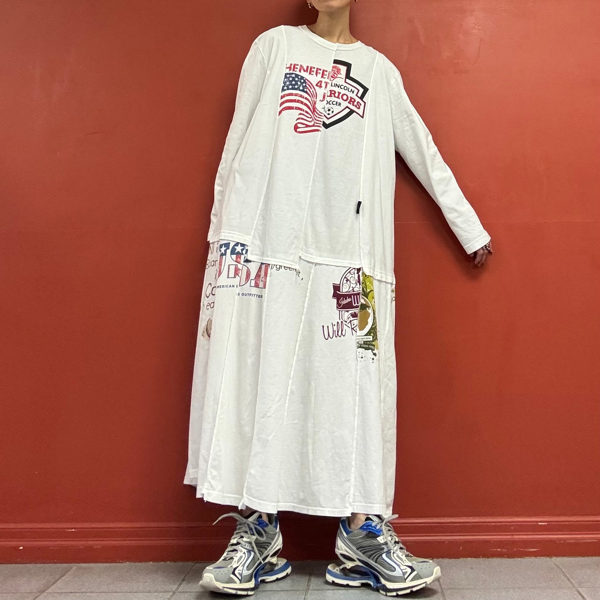 motokitanaka rebuilt tee dress