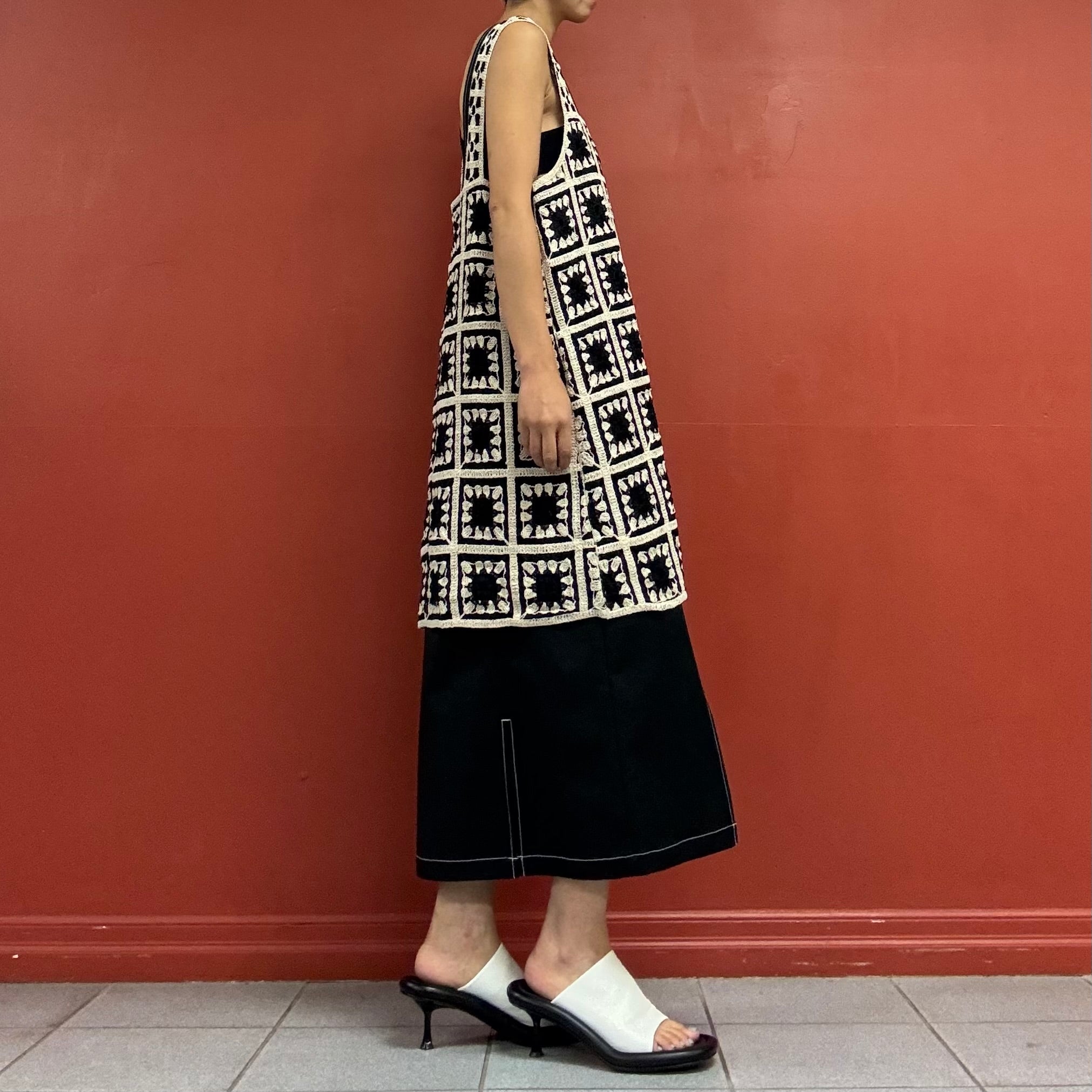 60s crochet vest from Italy