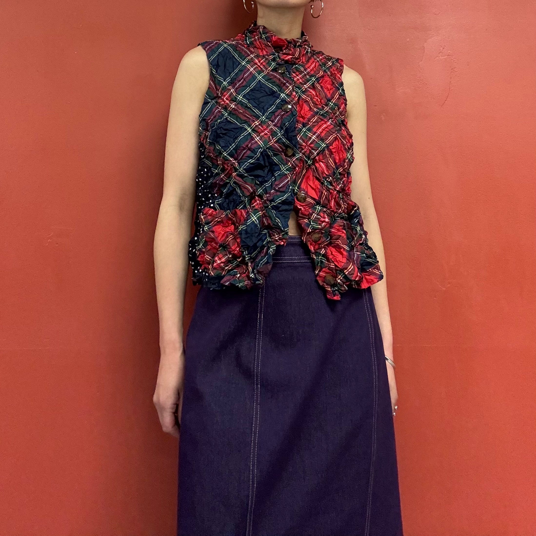 Riverside Shibori Vest