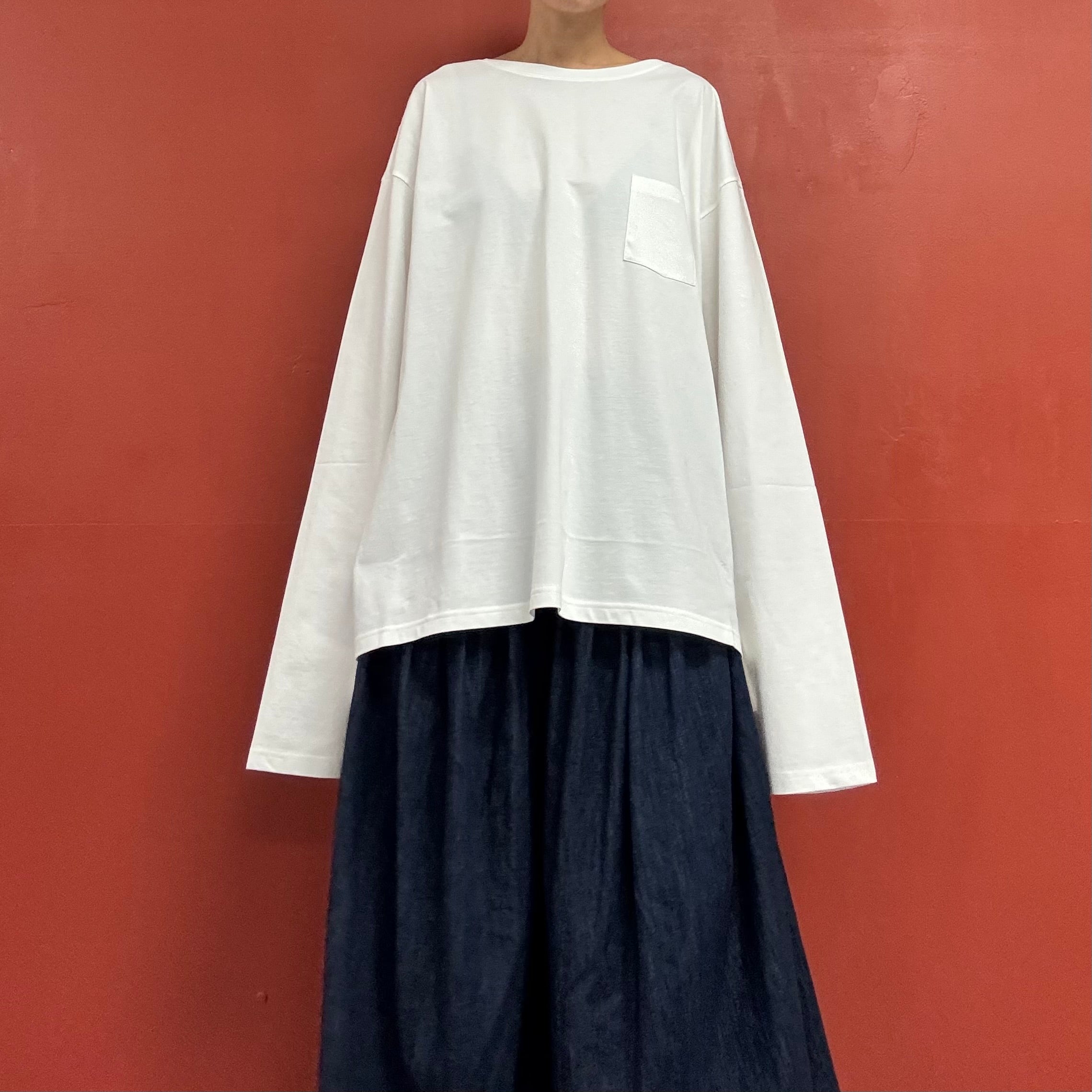 One Pocket Long Sleeves T-Shirts Made in Kanazawa