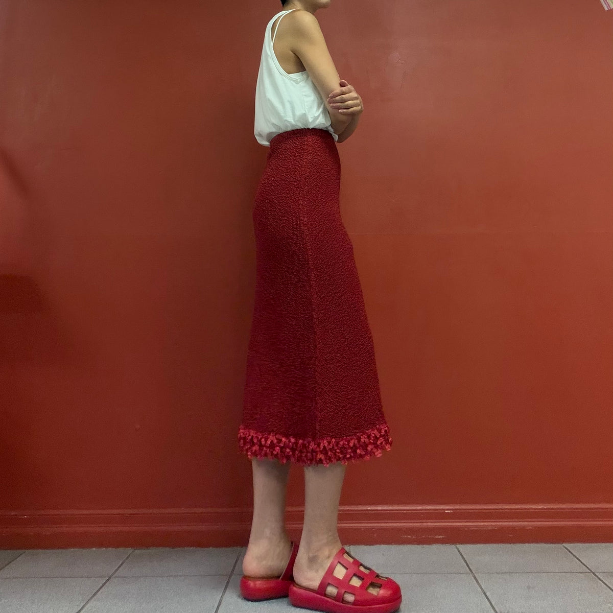 PEPLUM by YOSHIKI HISHINUMA pleats skirt