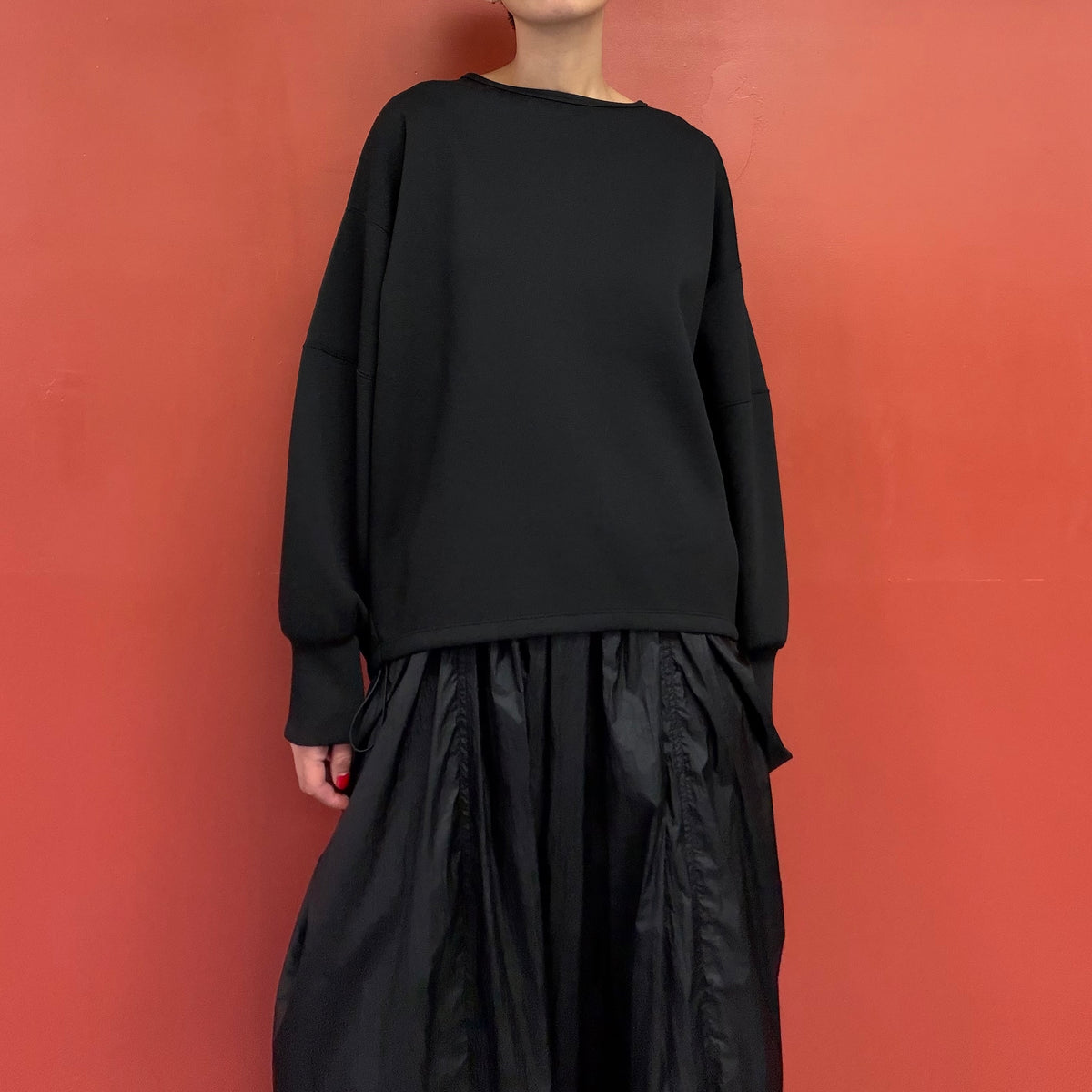 Scuba knit top