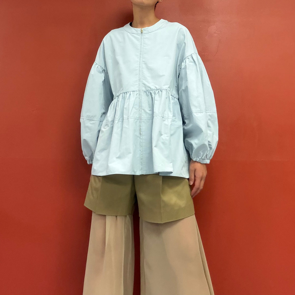 Puffy sleeves jacket