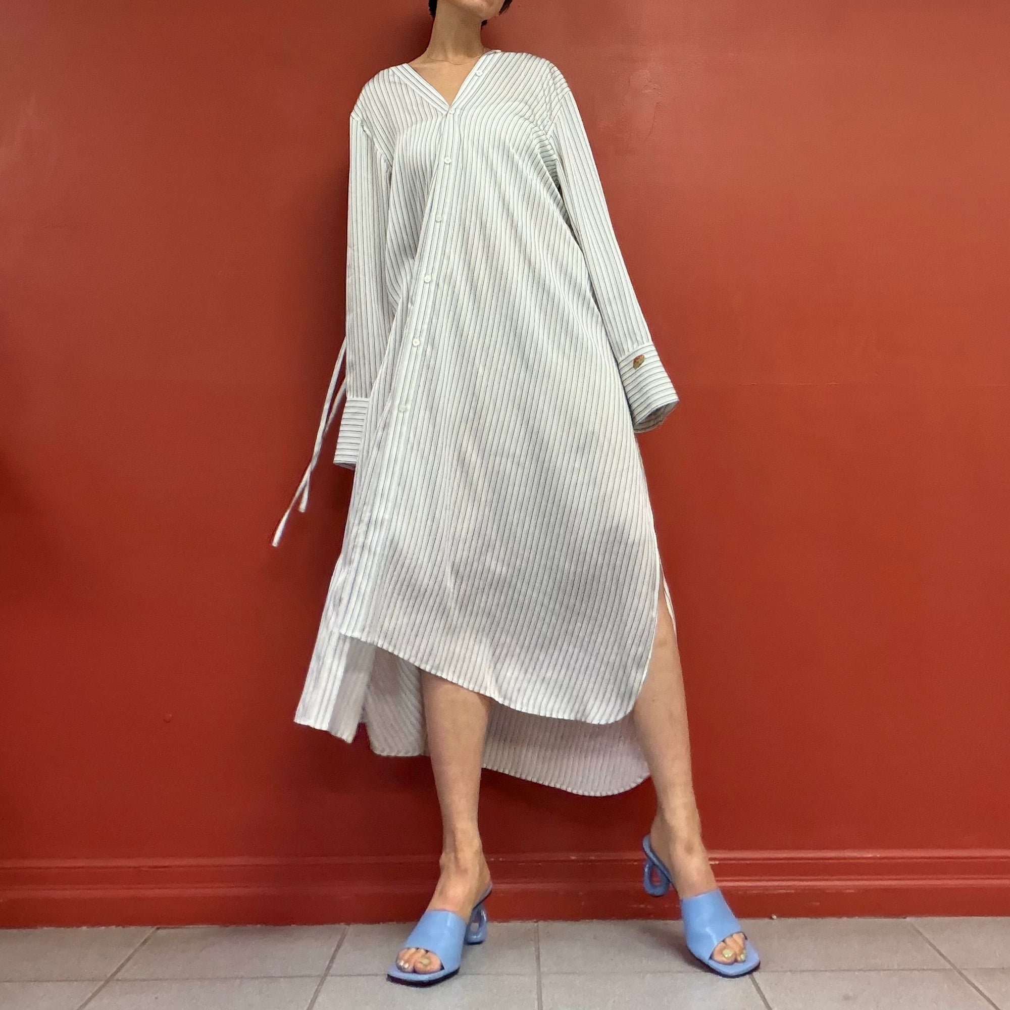 Acne Studios asymmetric shirt dress