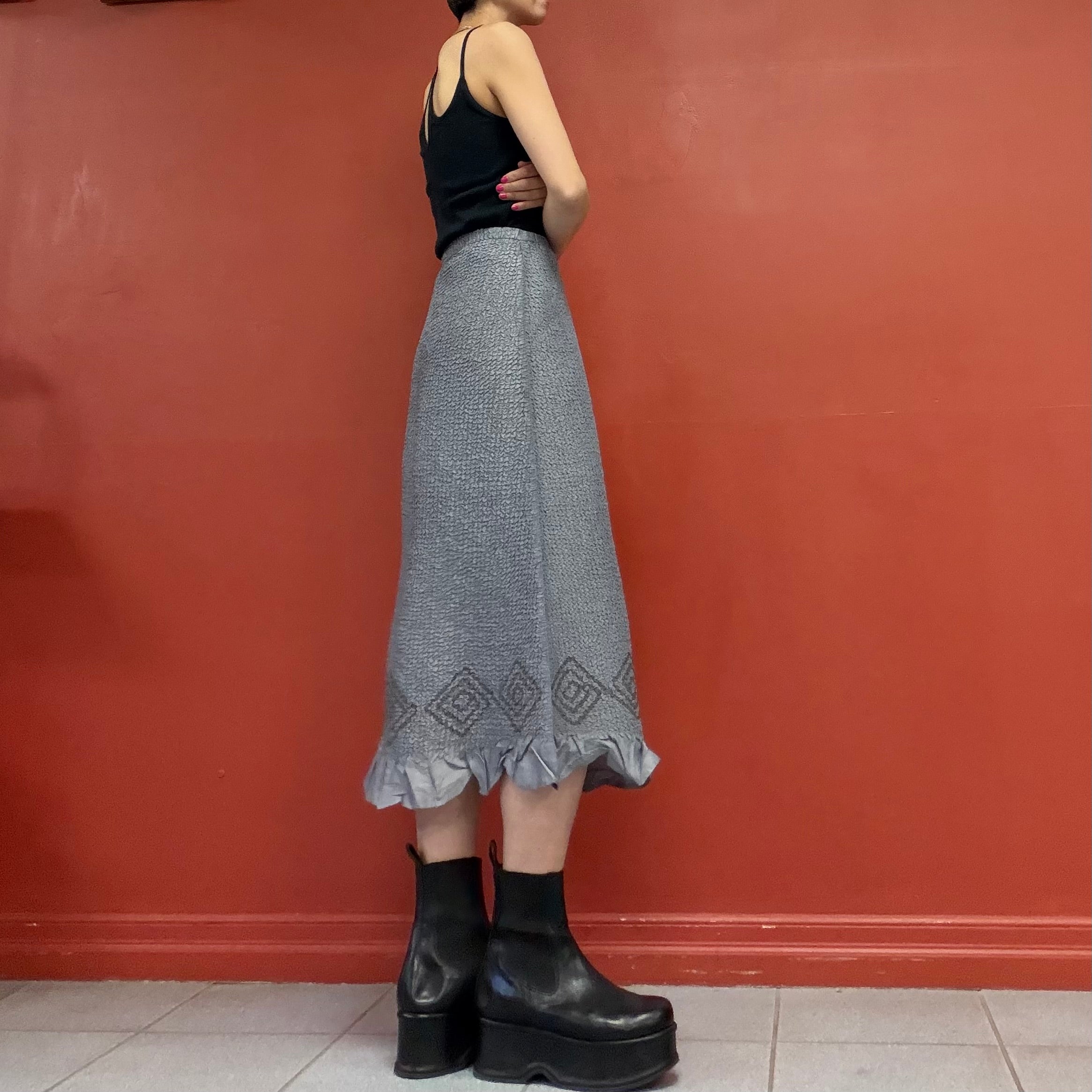 PEPLUM by YOSHIKI HISHINUMA pleats skirt