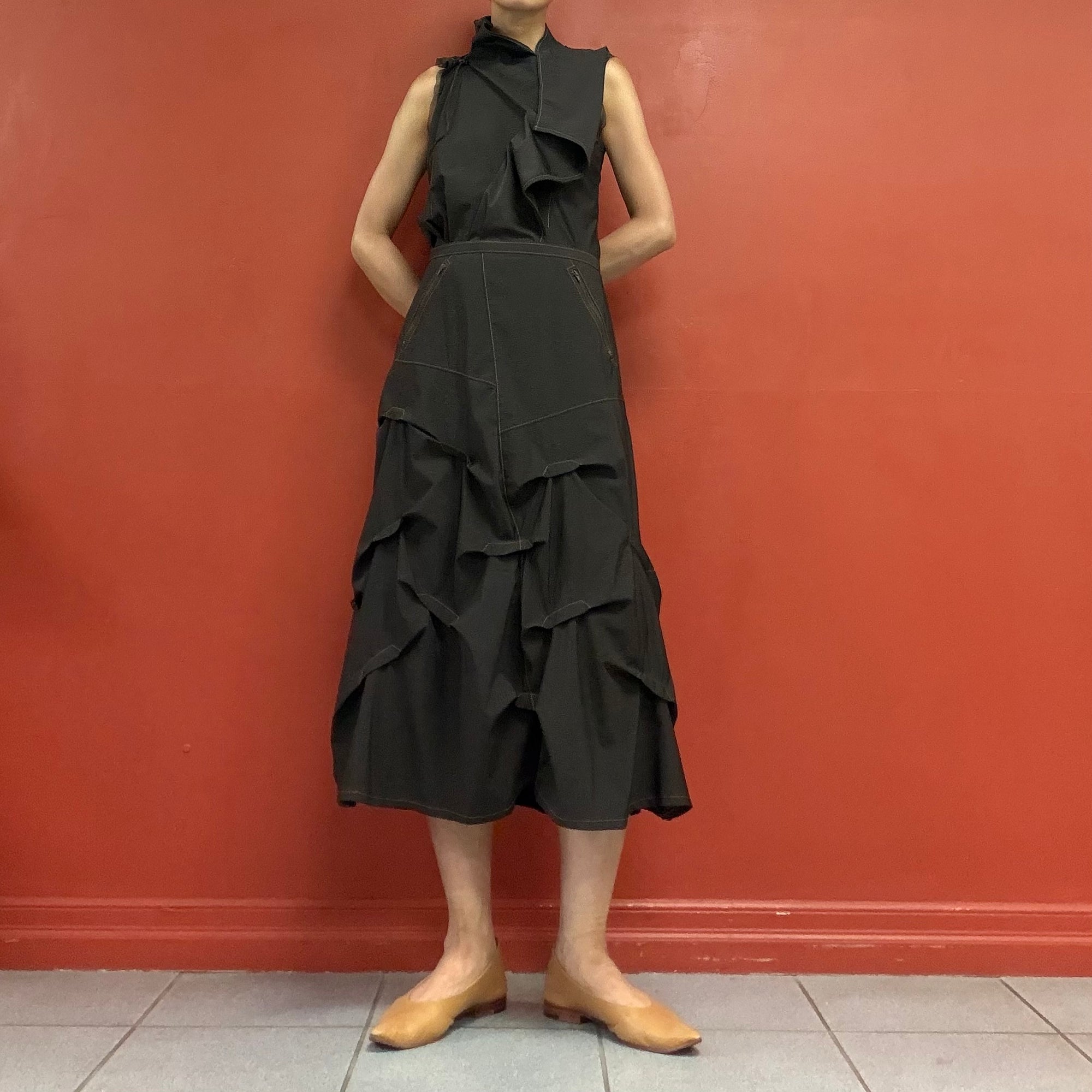 Origami drape skirt