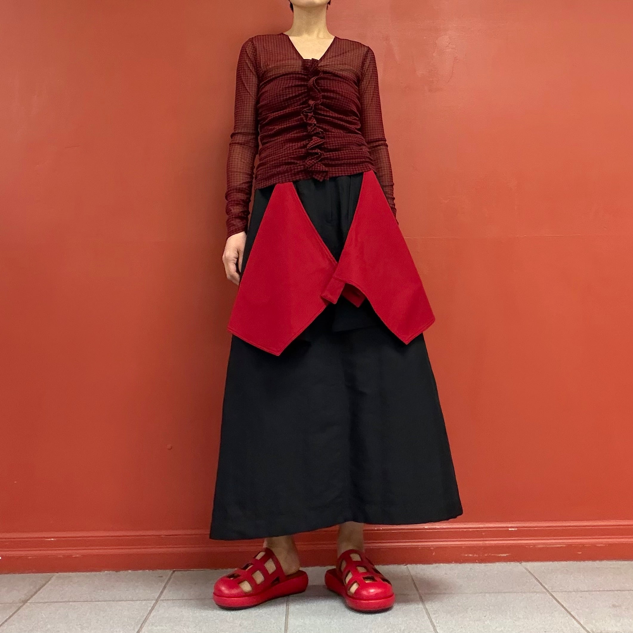 HANAE MORI mesh top