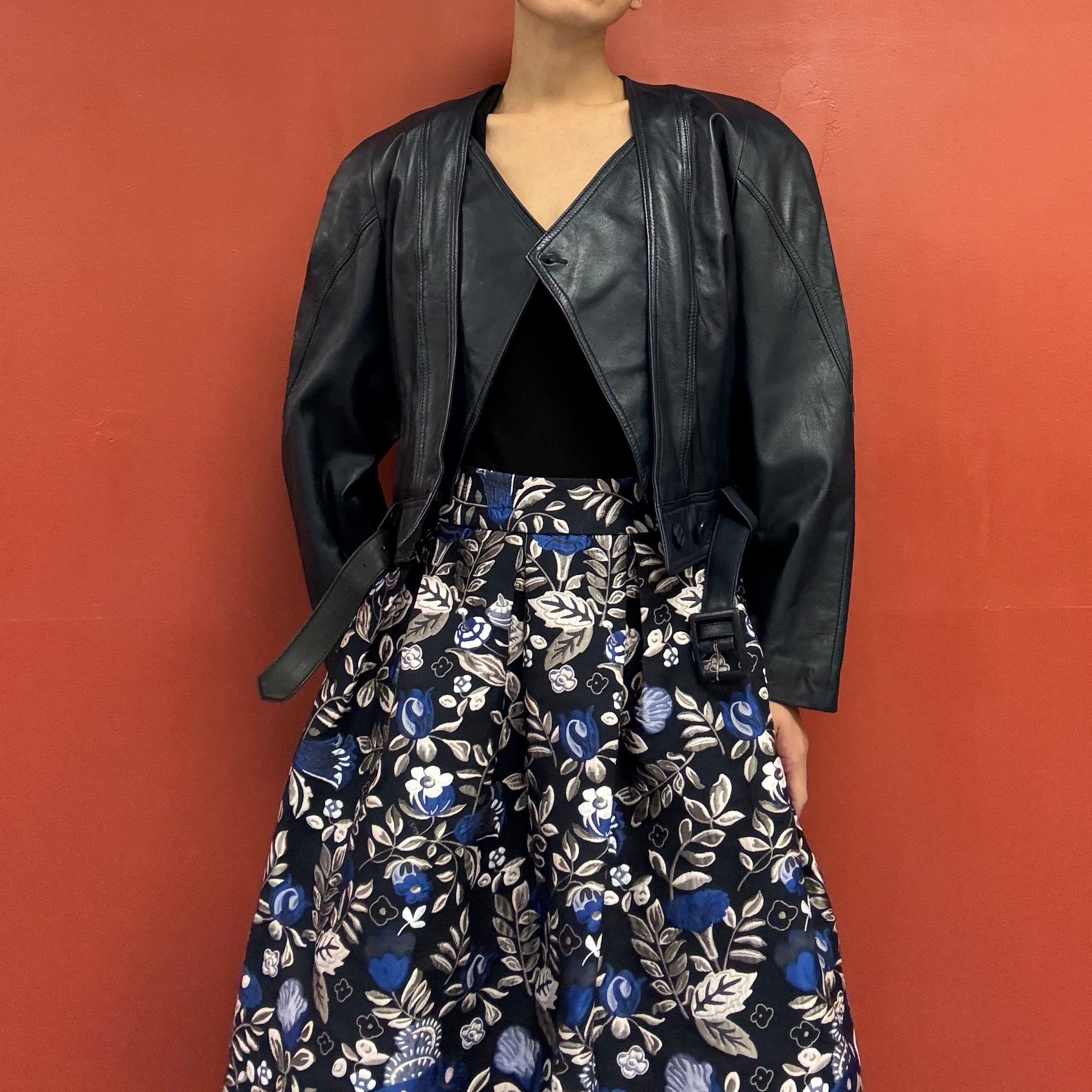 80s90s Leather Jacket