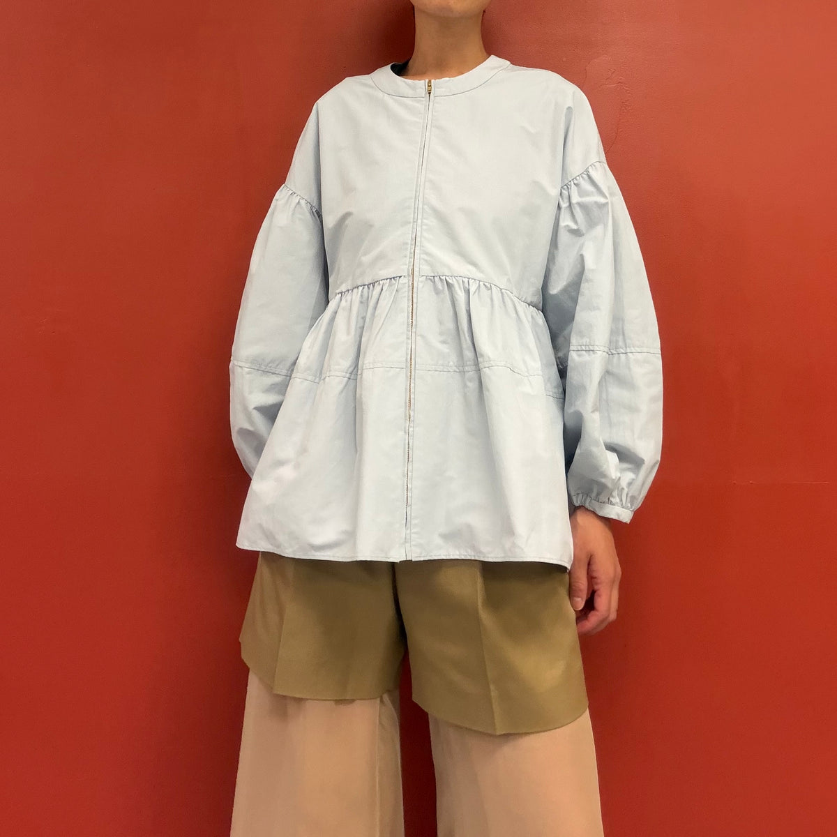 Puffy sleeves jacket