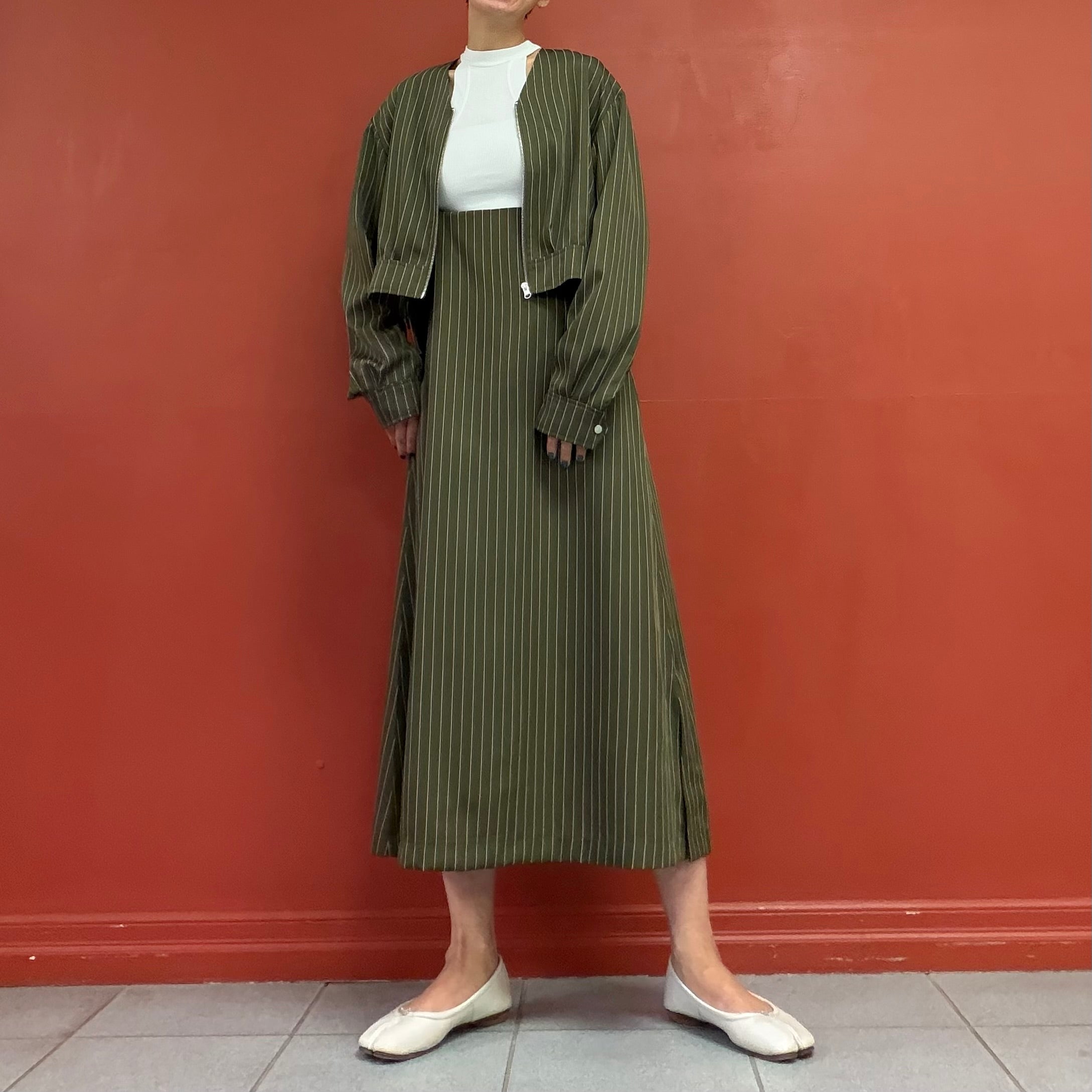 No collar jacket