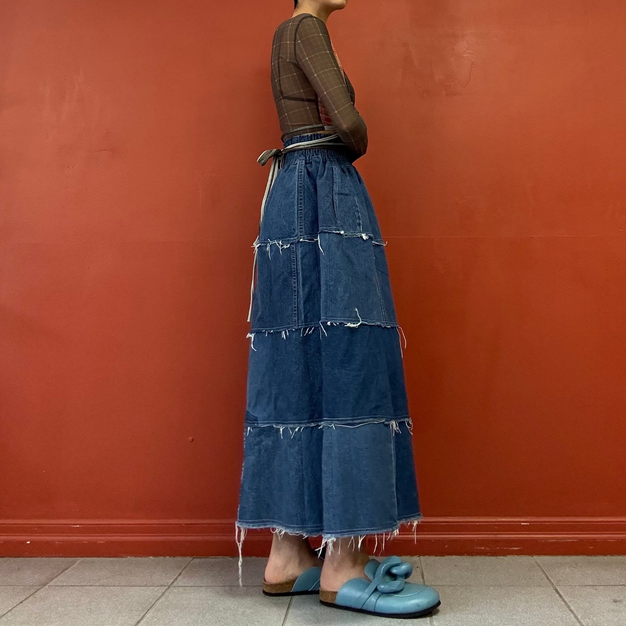 Remake Denim Skirt Made in Japan
