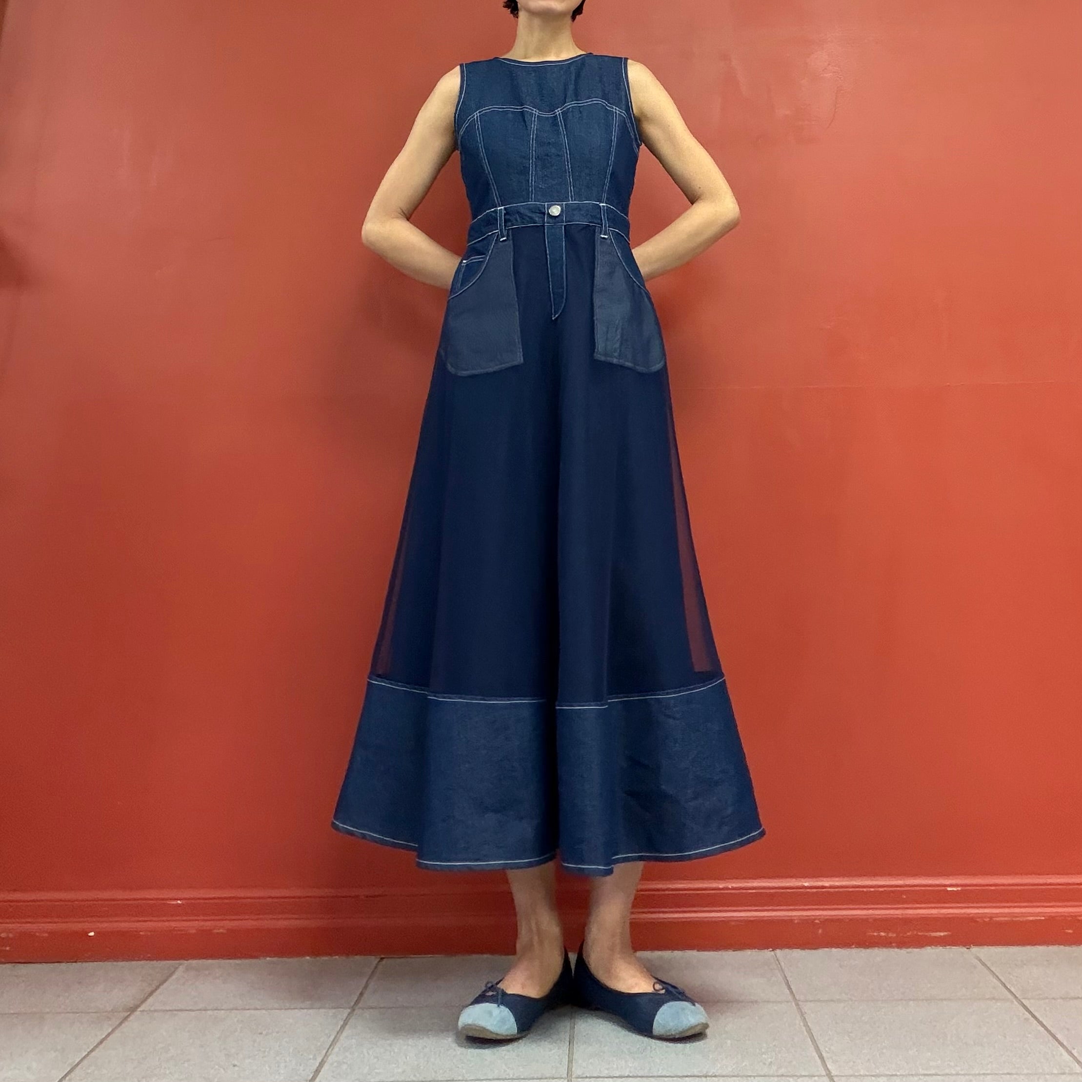 Denim dress