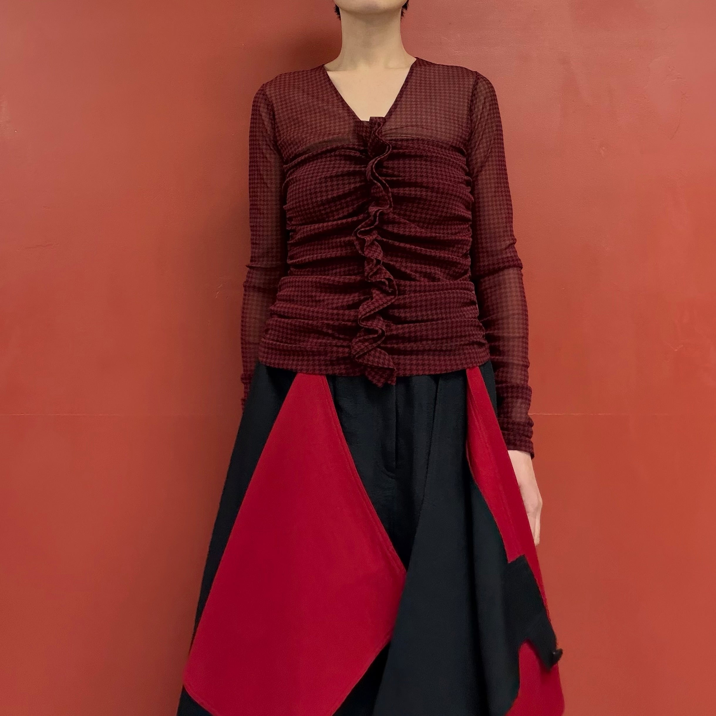 HANAE MORI mesh top