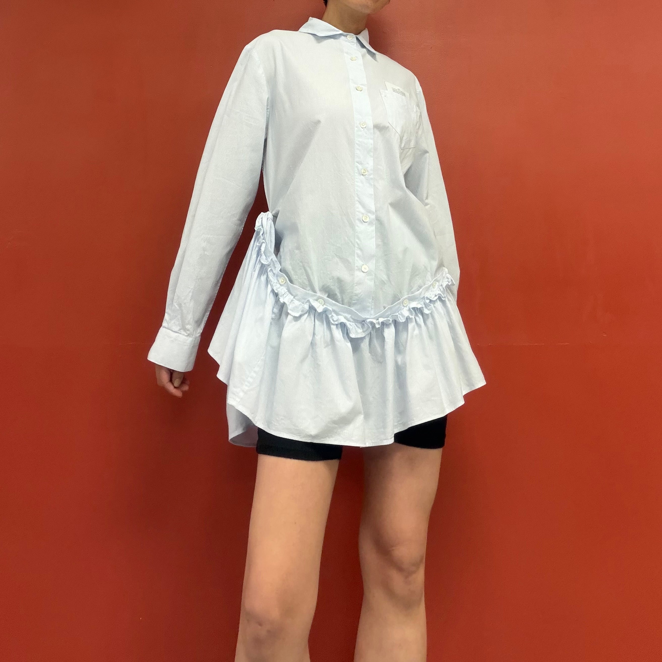 rokh tunic shirt with pleated skirt
