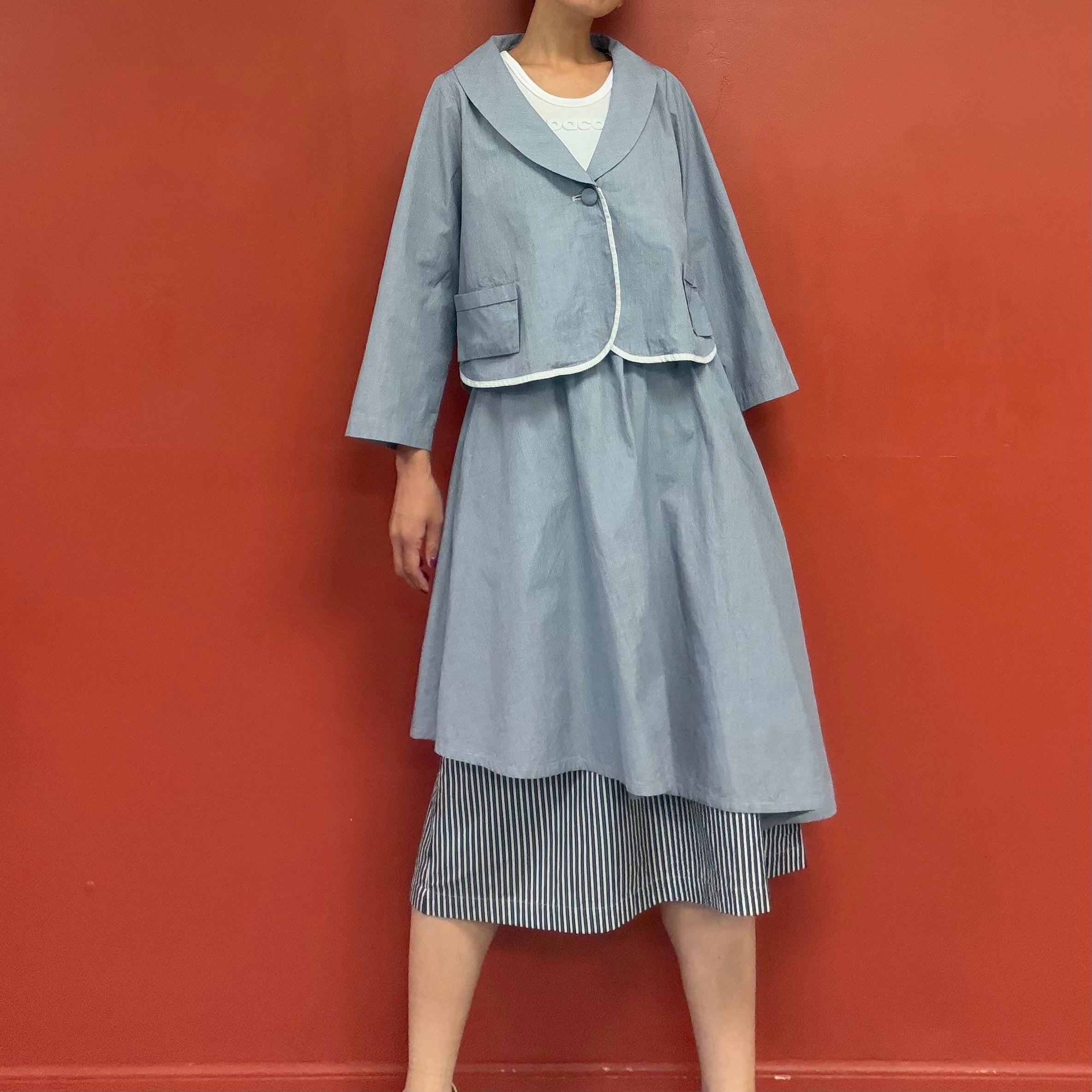 Kazuko Kitamura take off shawl collar jacket