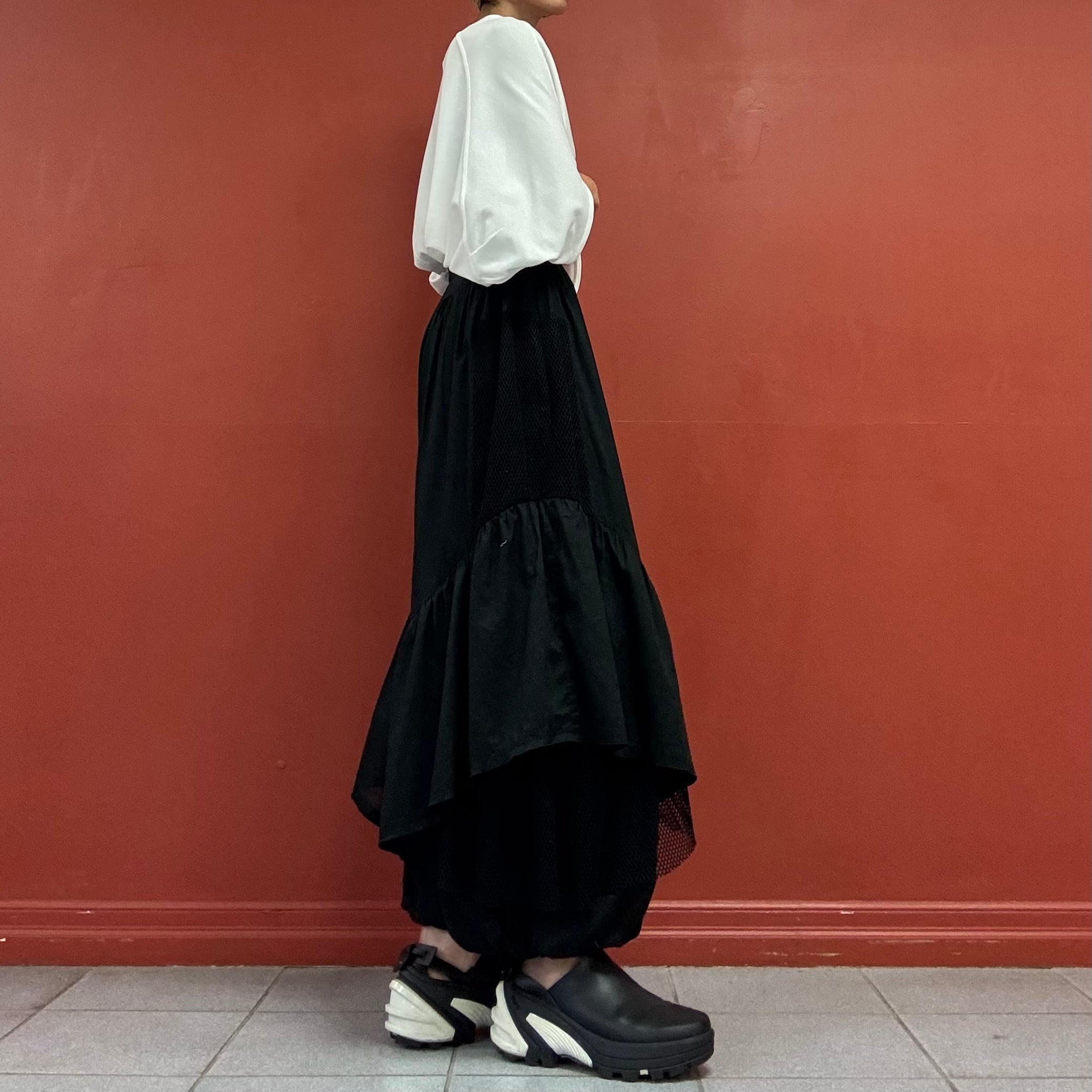 Layered balloon pants