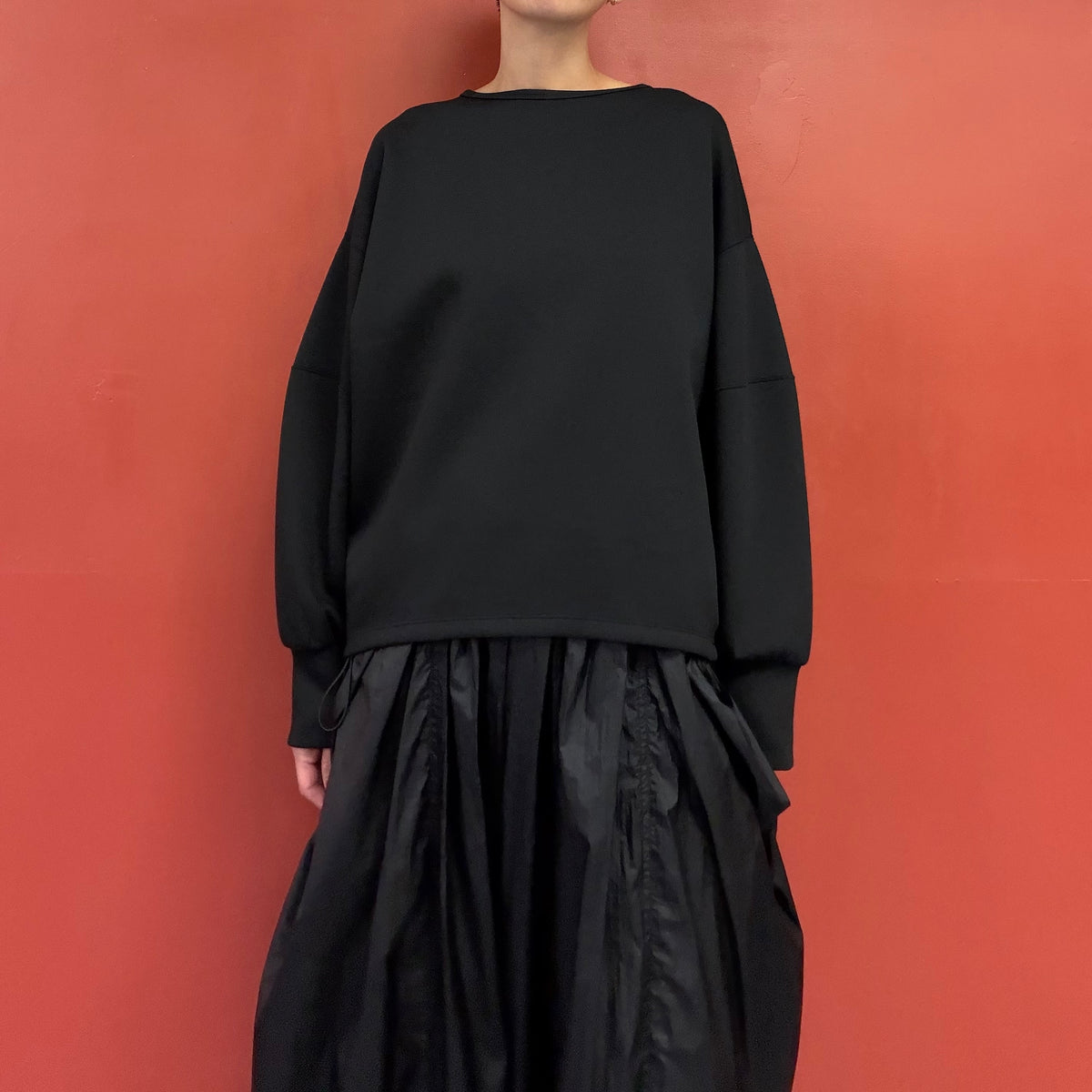 Scuba knit top