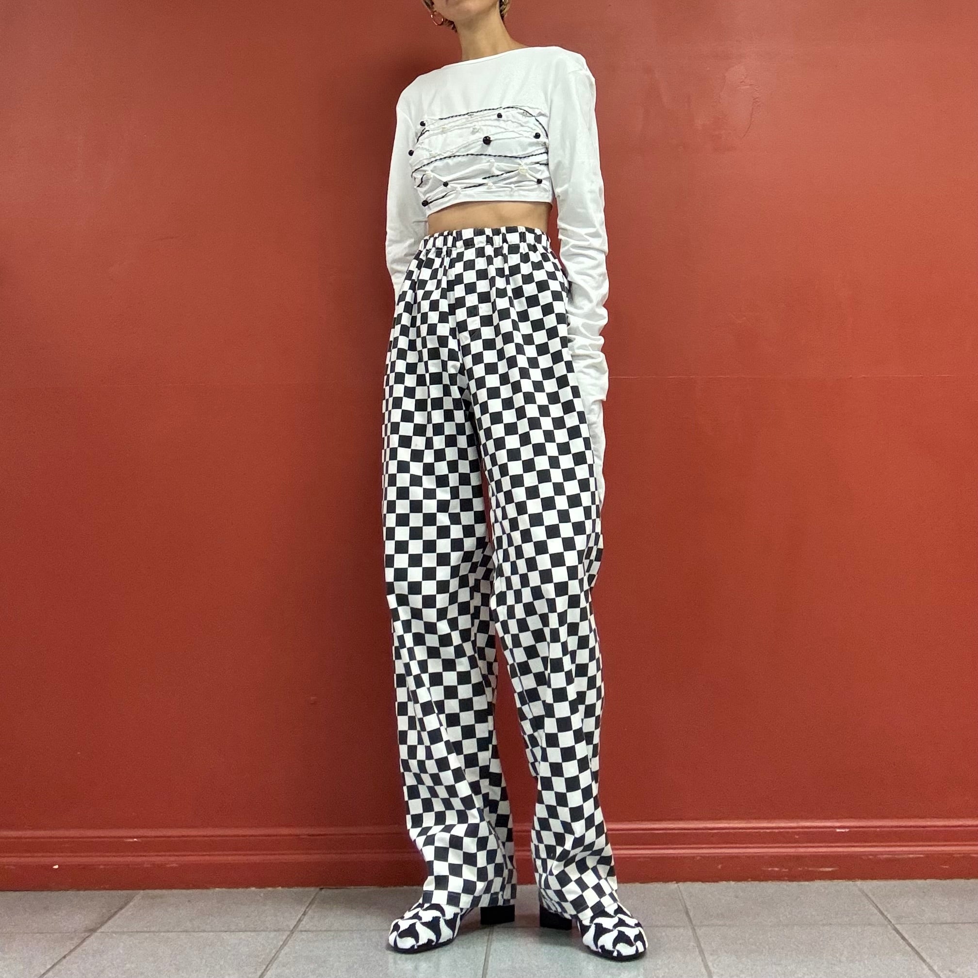 Check pants