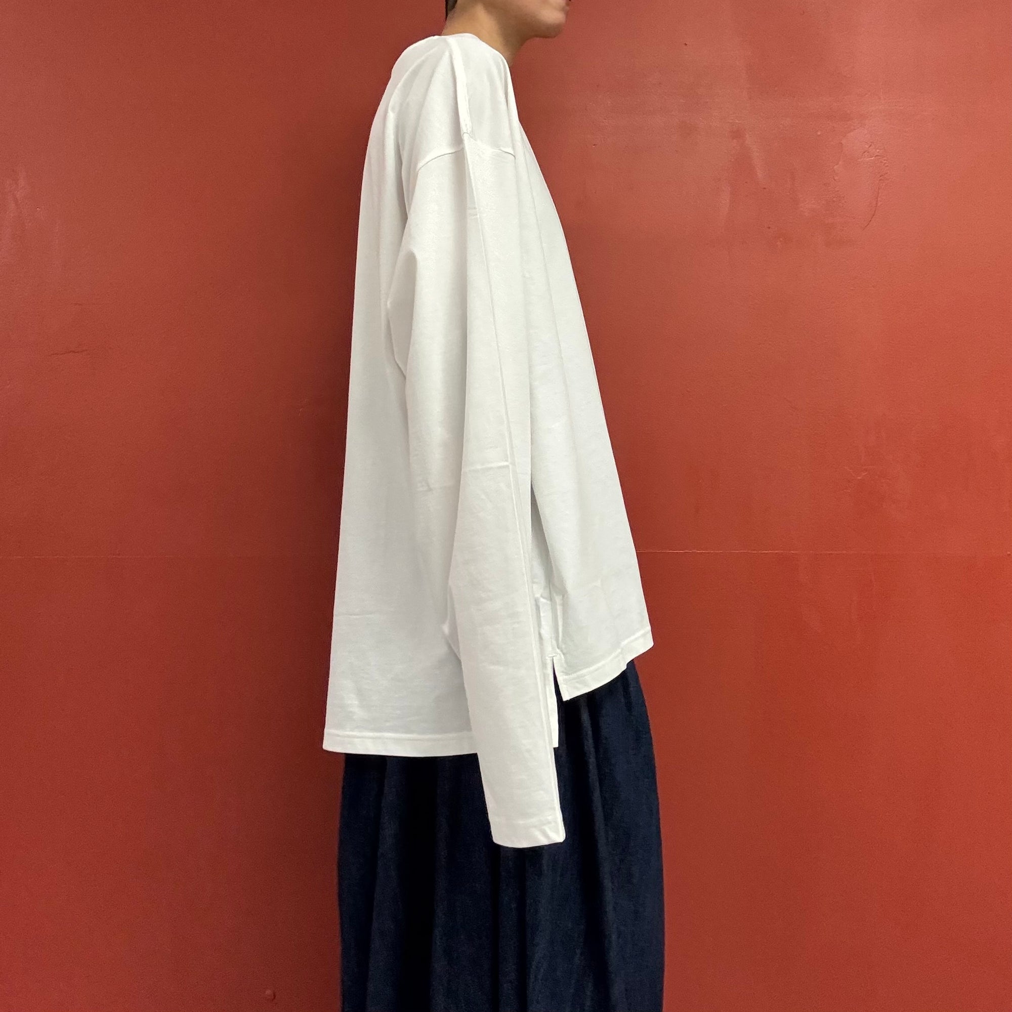 One Pocket Long Sleeves T-Shirts Made in Kanazawa