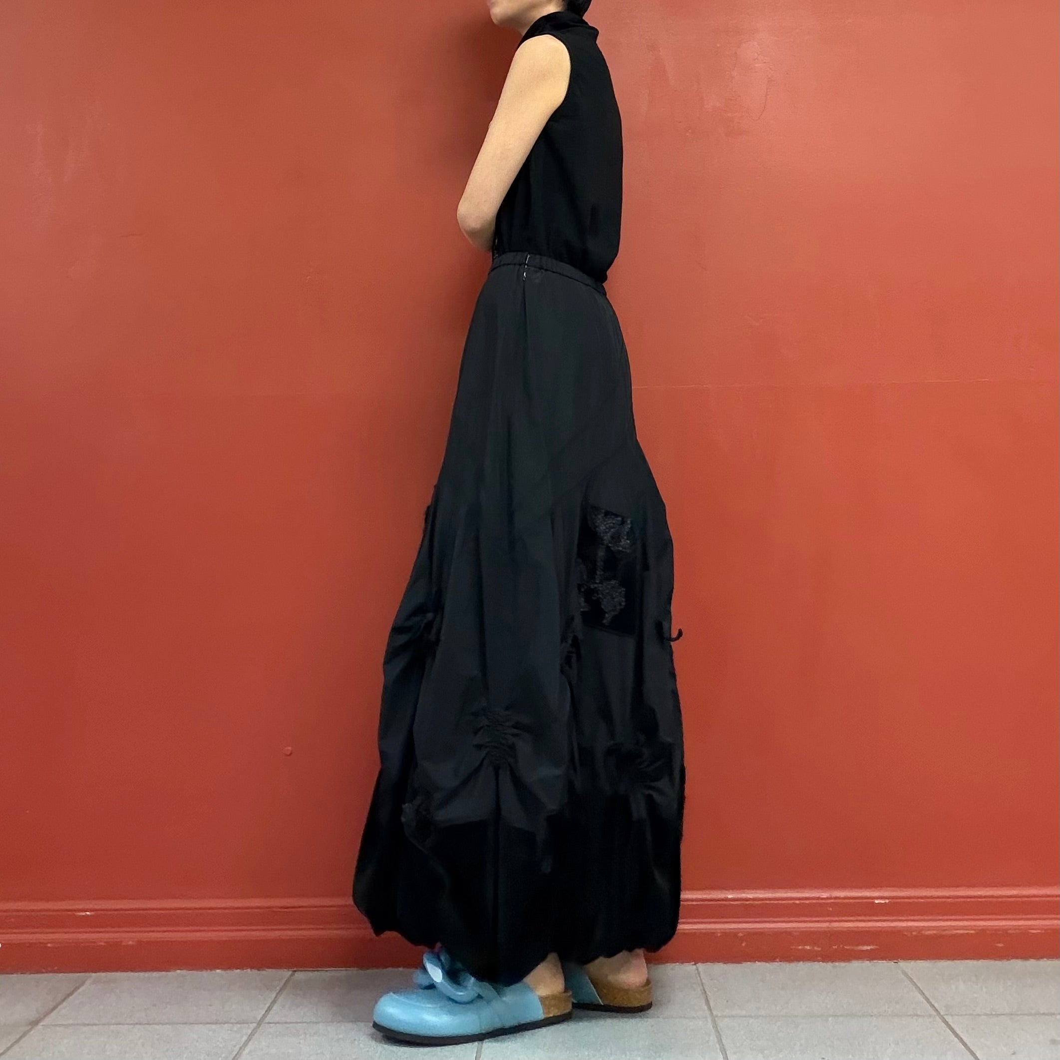 Avant-garde balloon volume skirt