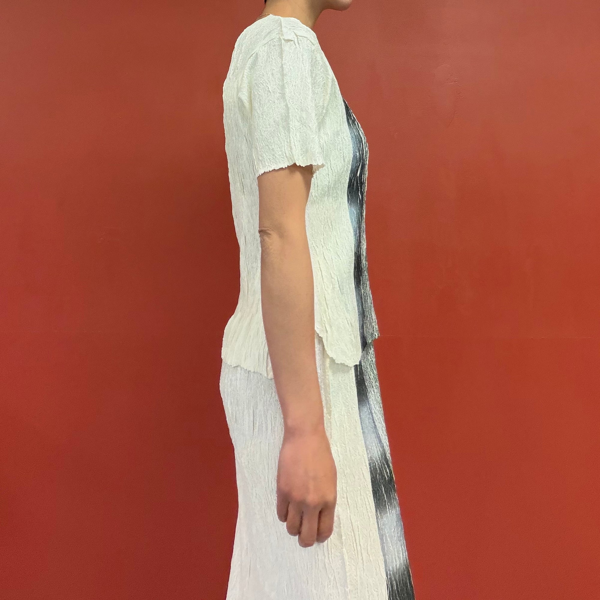 Inoue pleats top