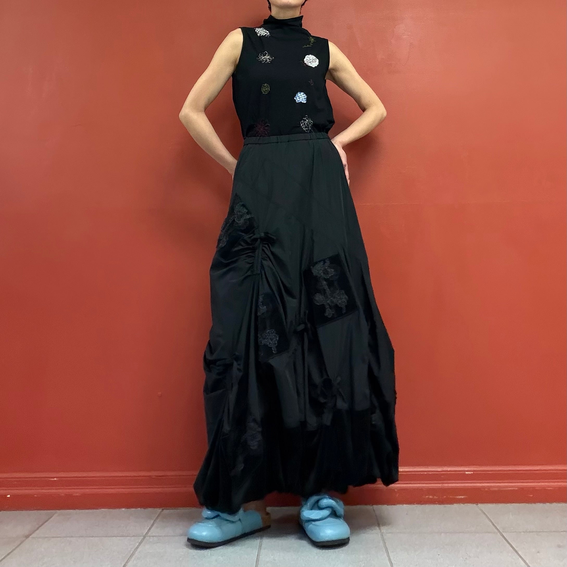 Avant-garde balloon volume skirt