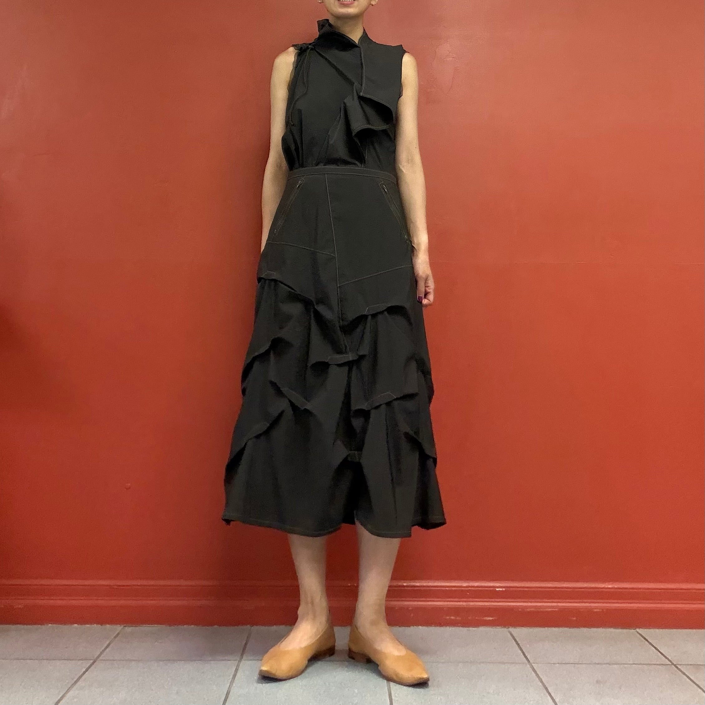 Origami drape skirt