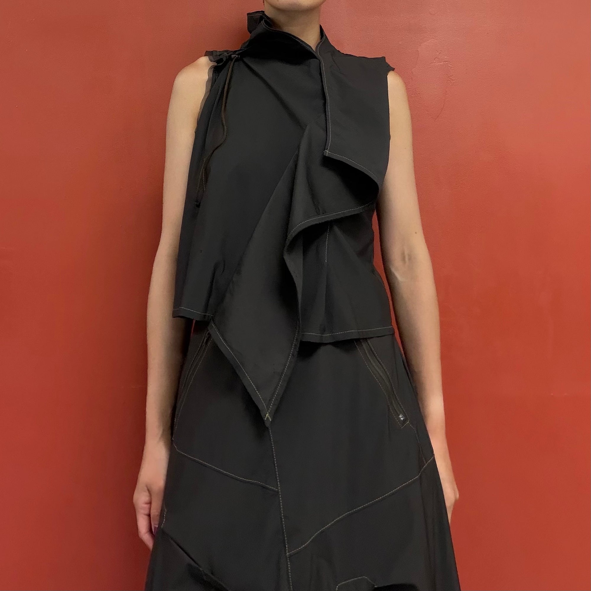 Origami drape top