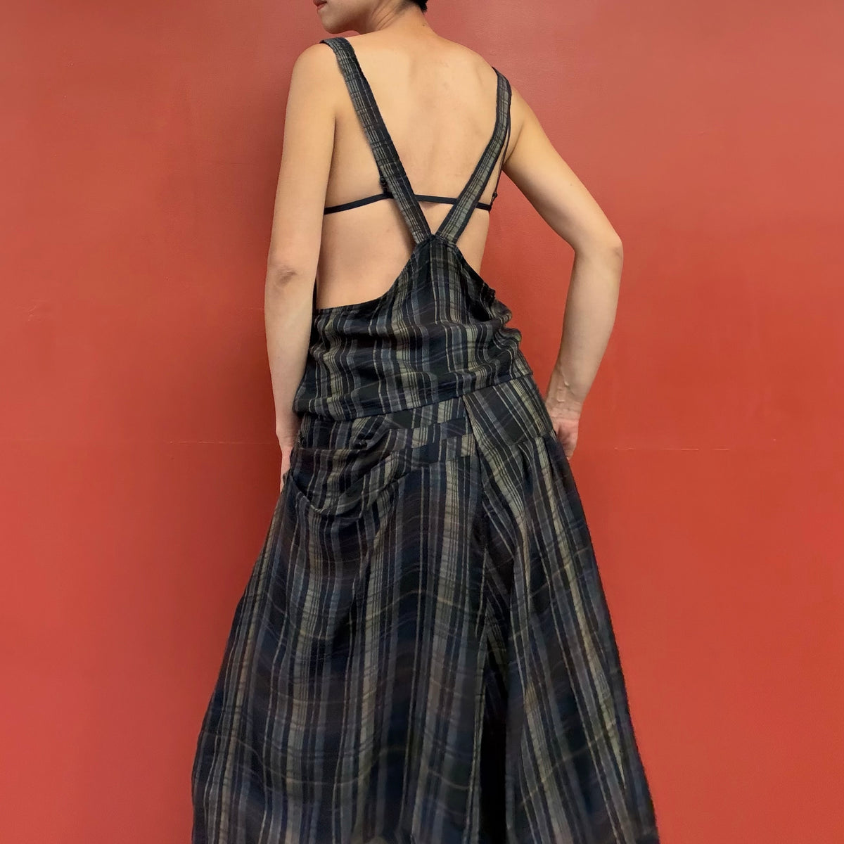 Scoop back no sleeves top