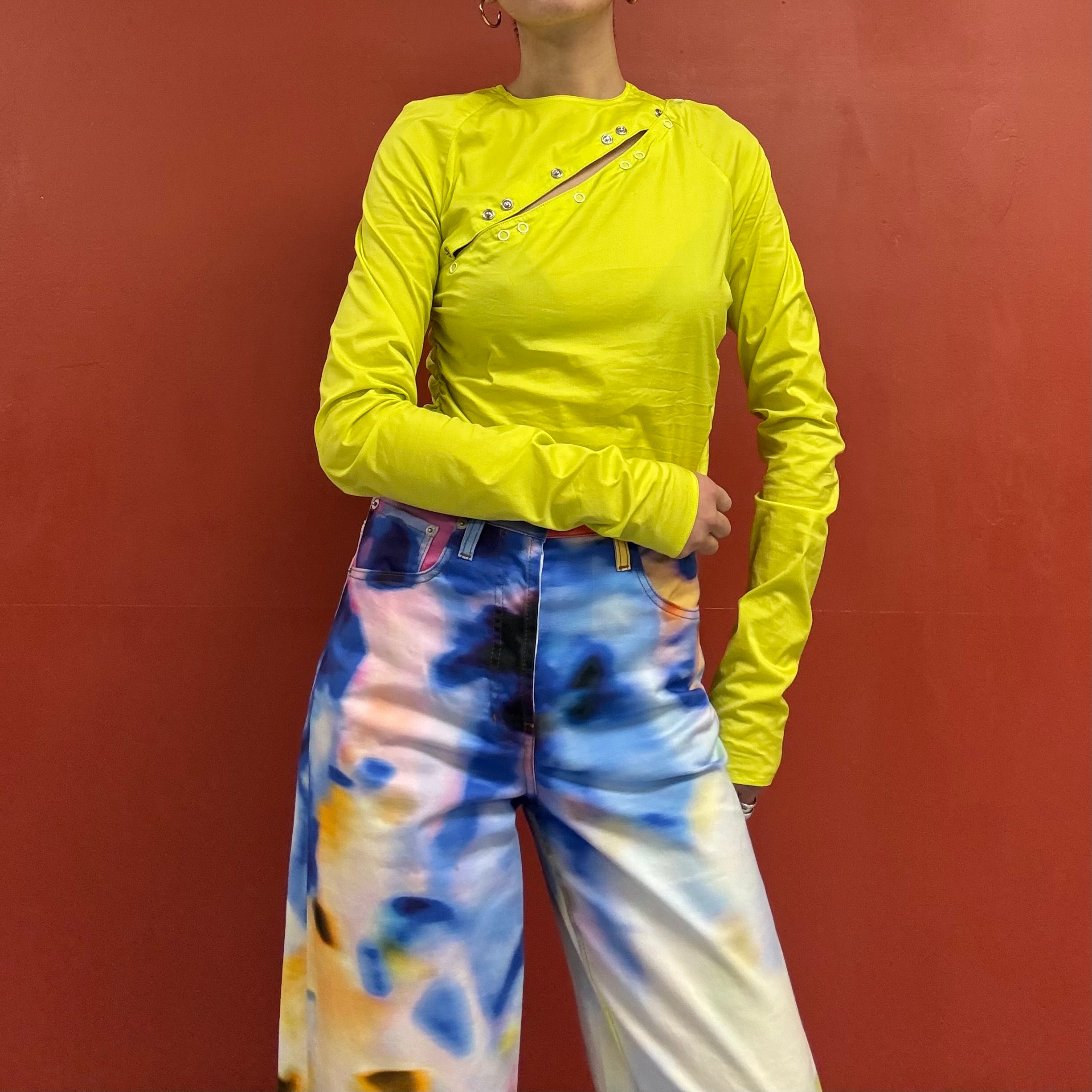 GANNI Stretch Cotton Blouse