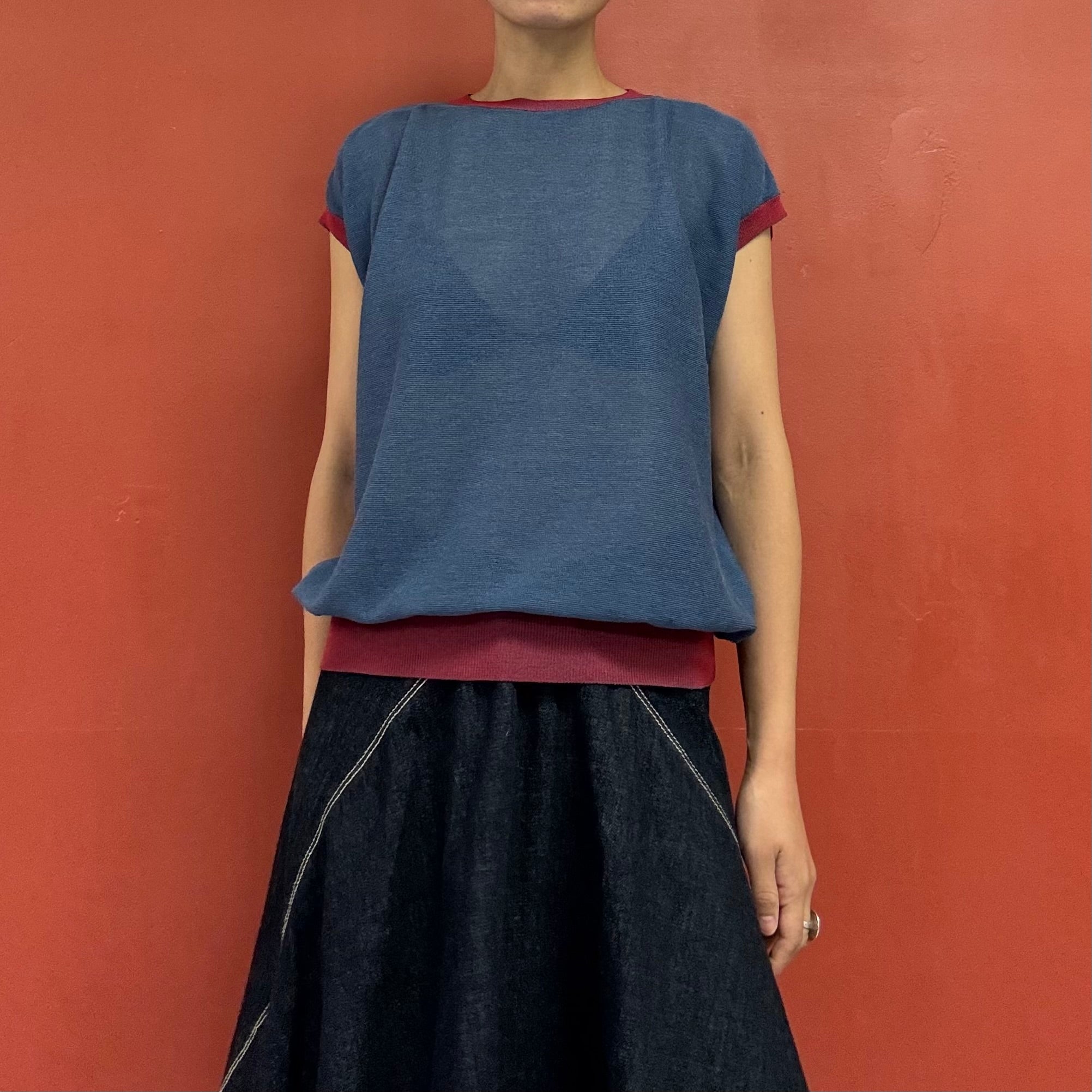 me Issey Miyake knit top