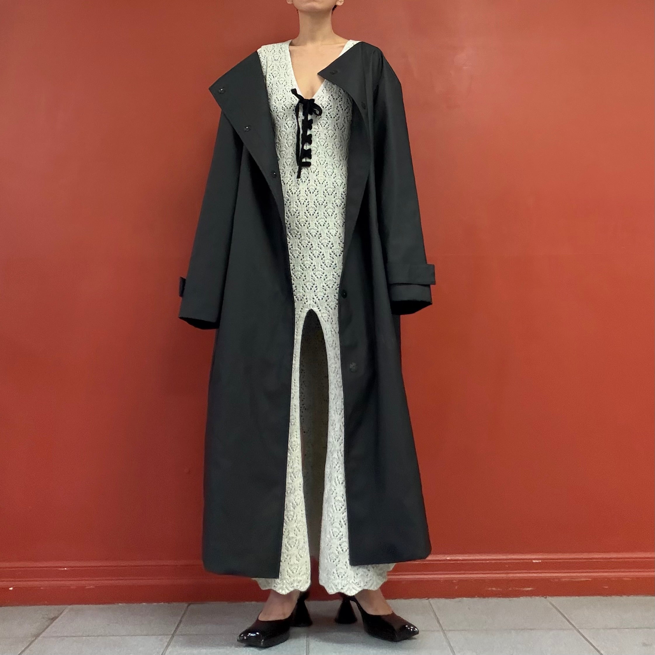 Lll boat neck coat