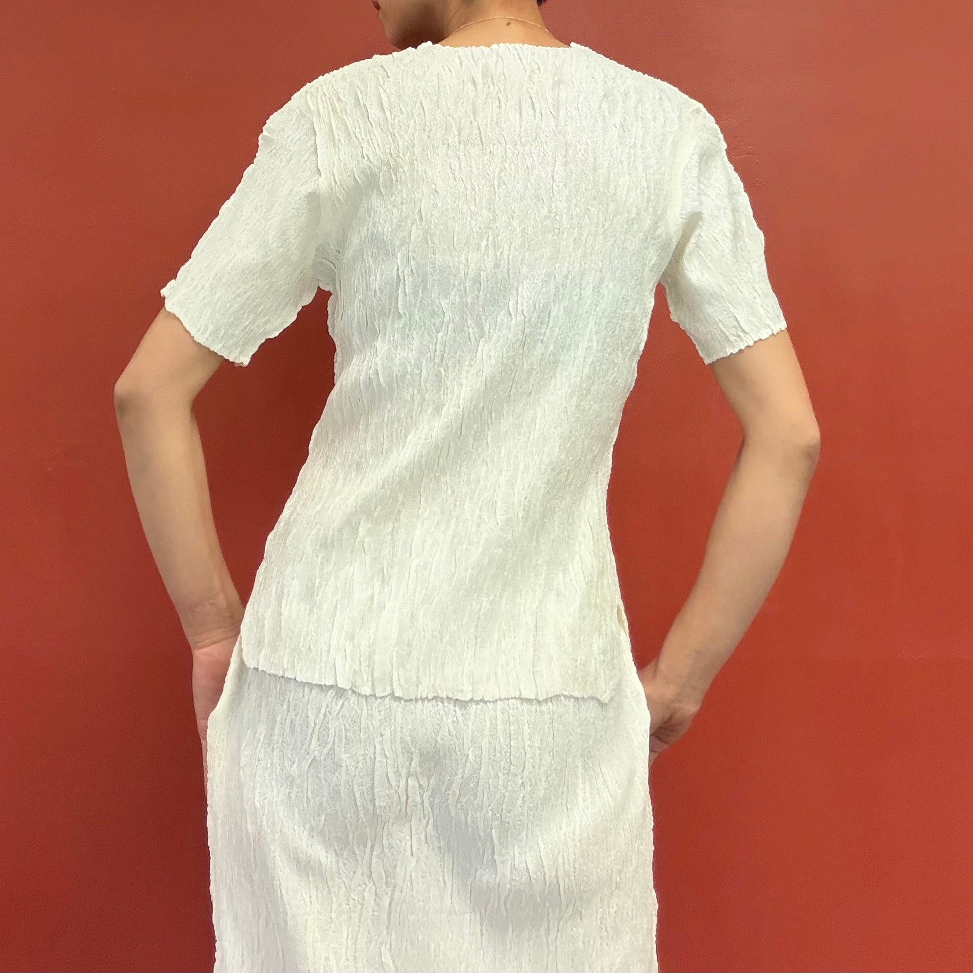 Inoue pleats top