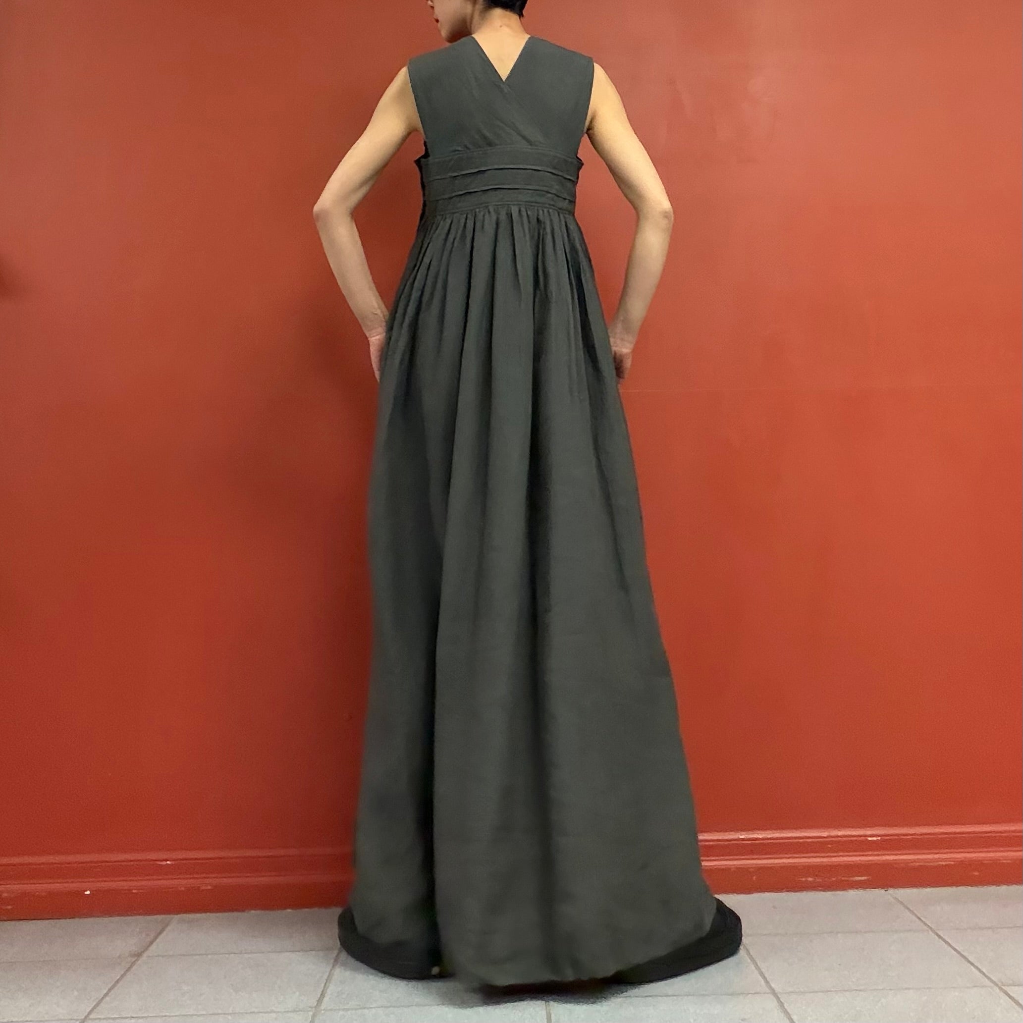 HYKE linen maxi dress