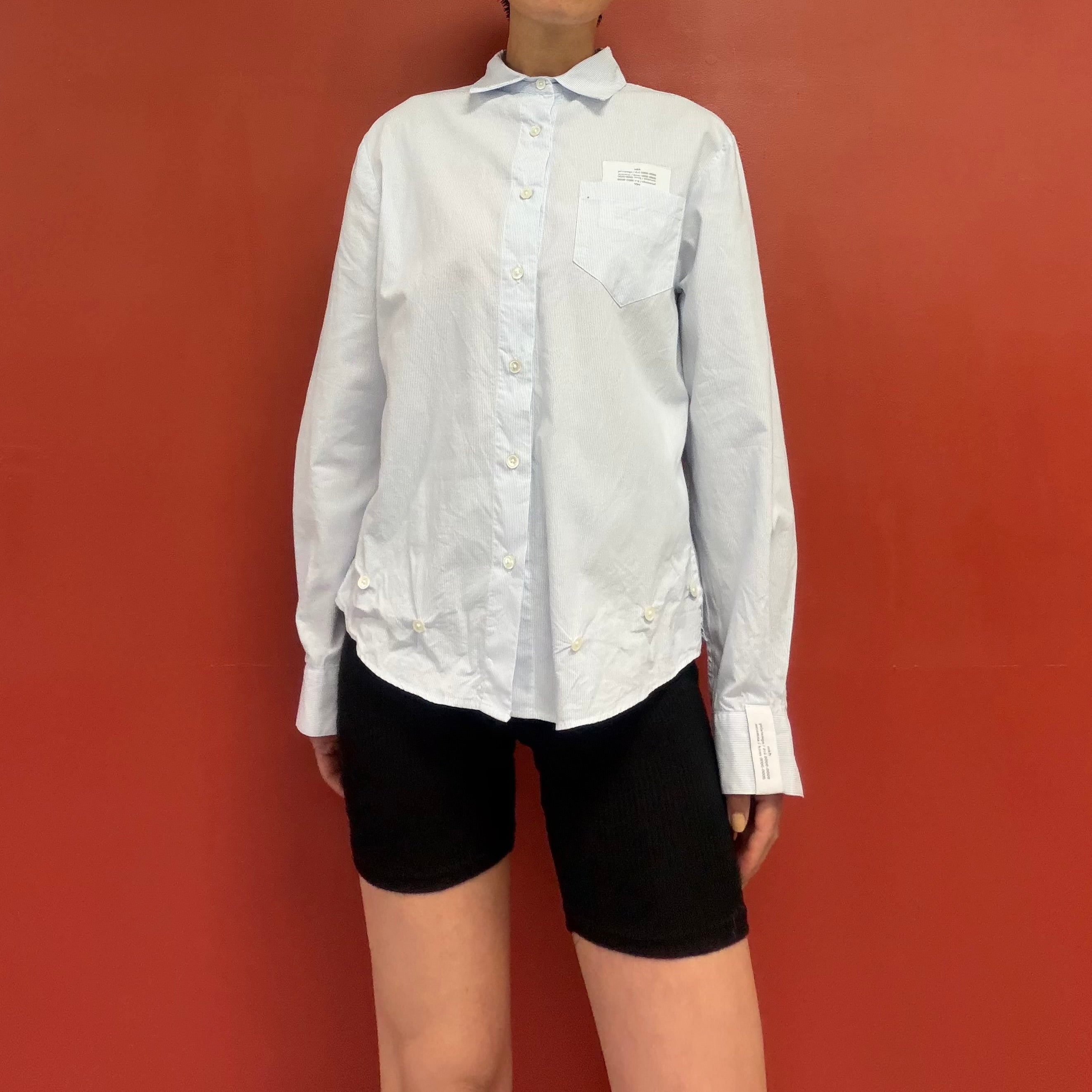 rokh tunic shirt with pleated skirt