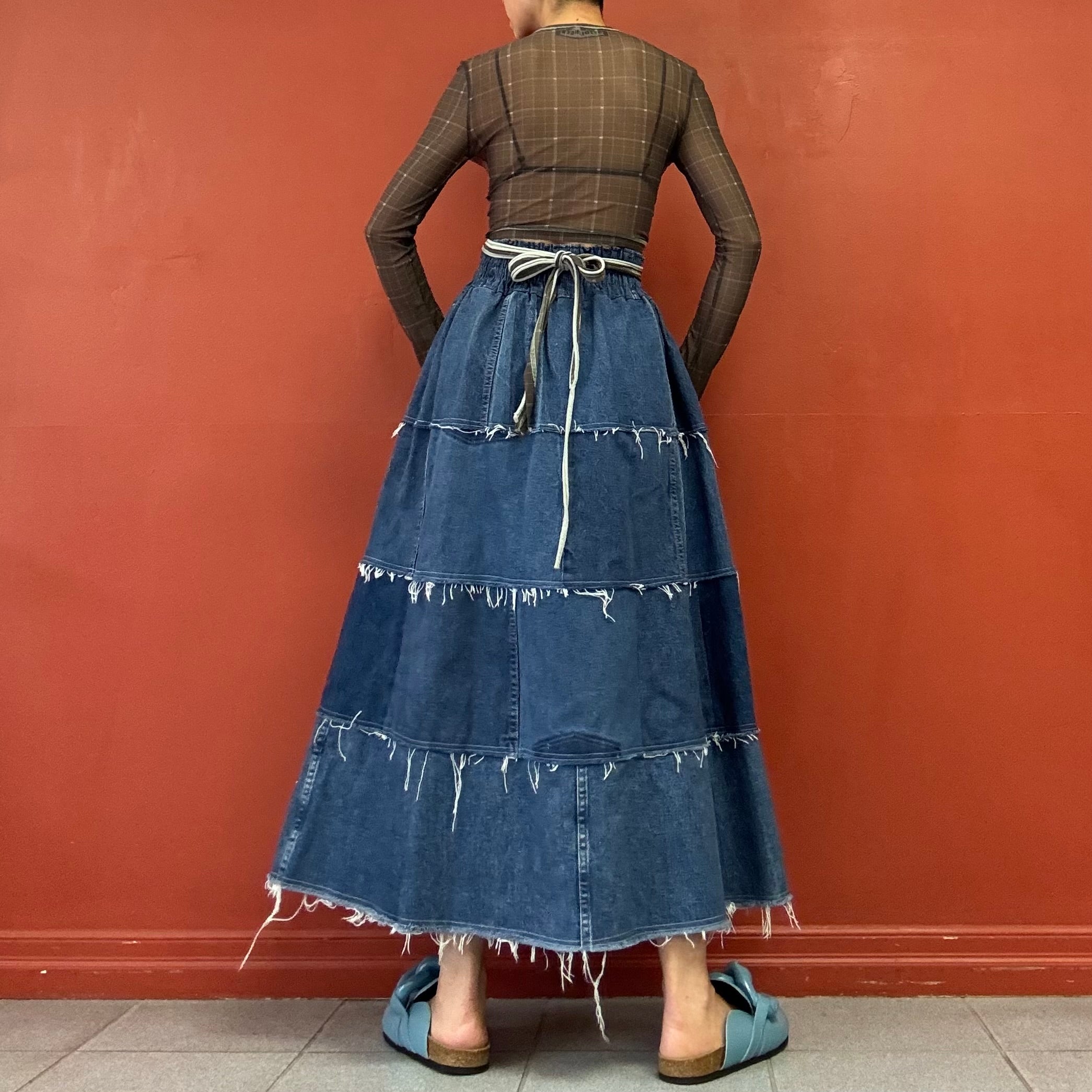 Remake Denim Skirt Made in Japan
