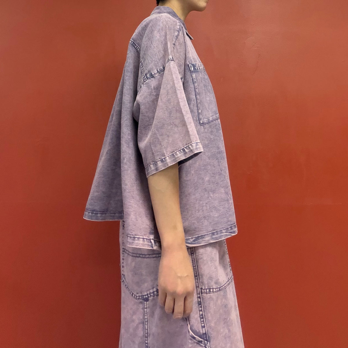 Wide button up shirt