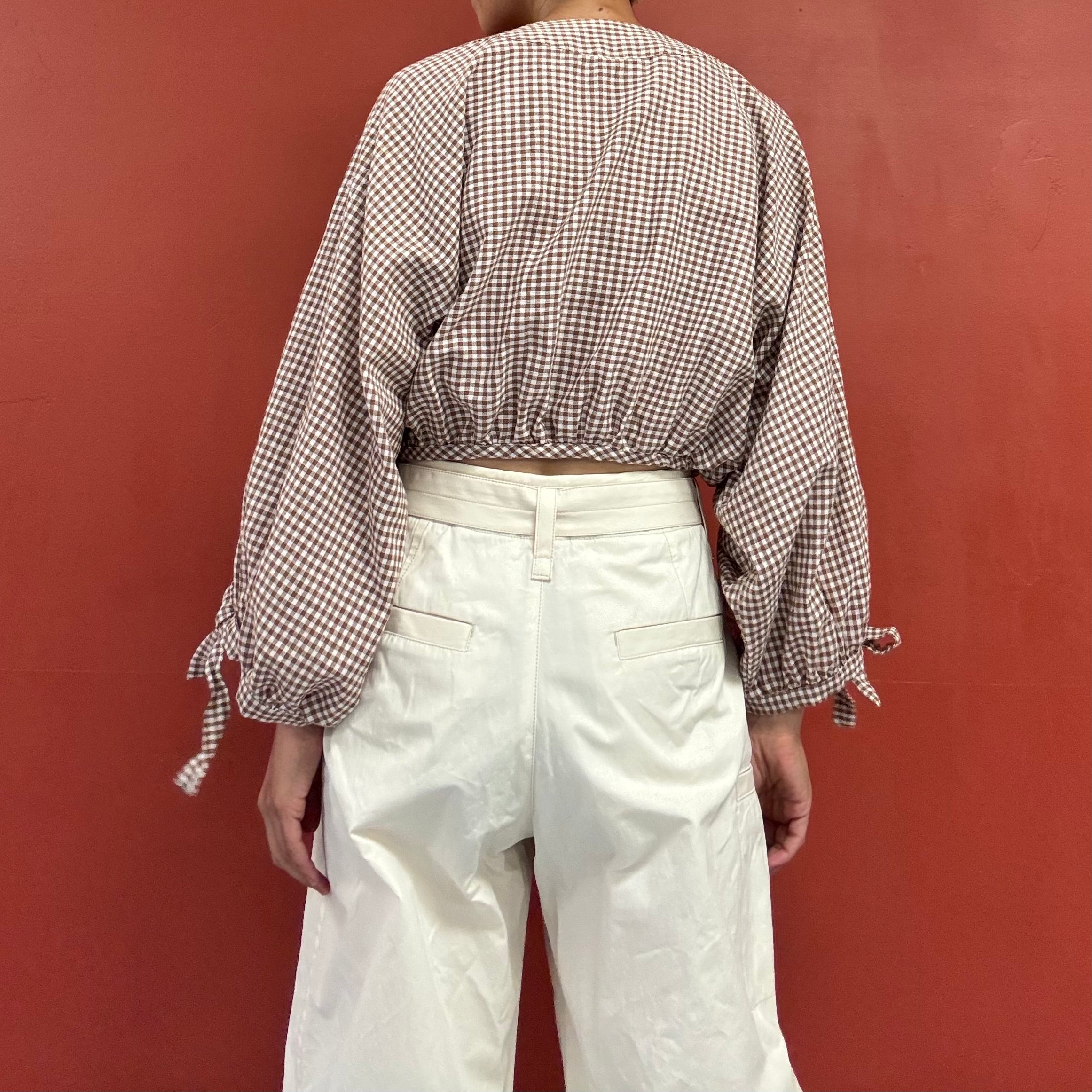check blouse jacket